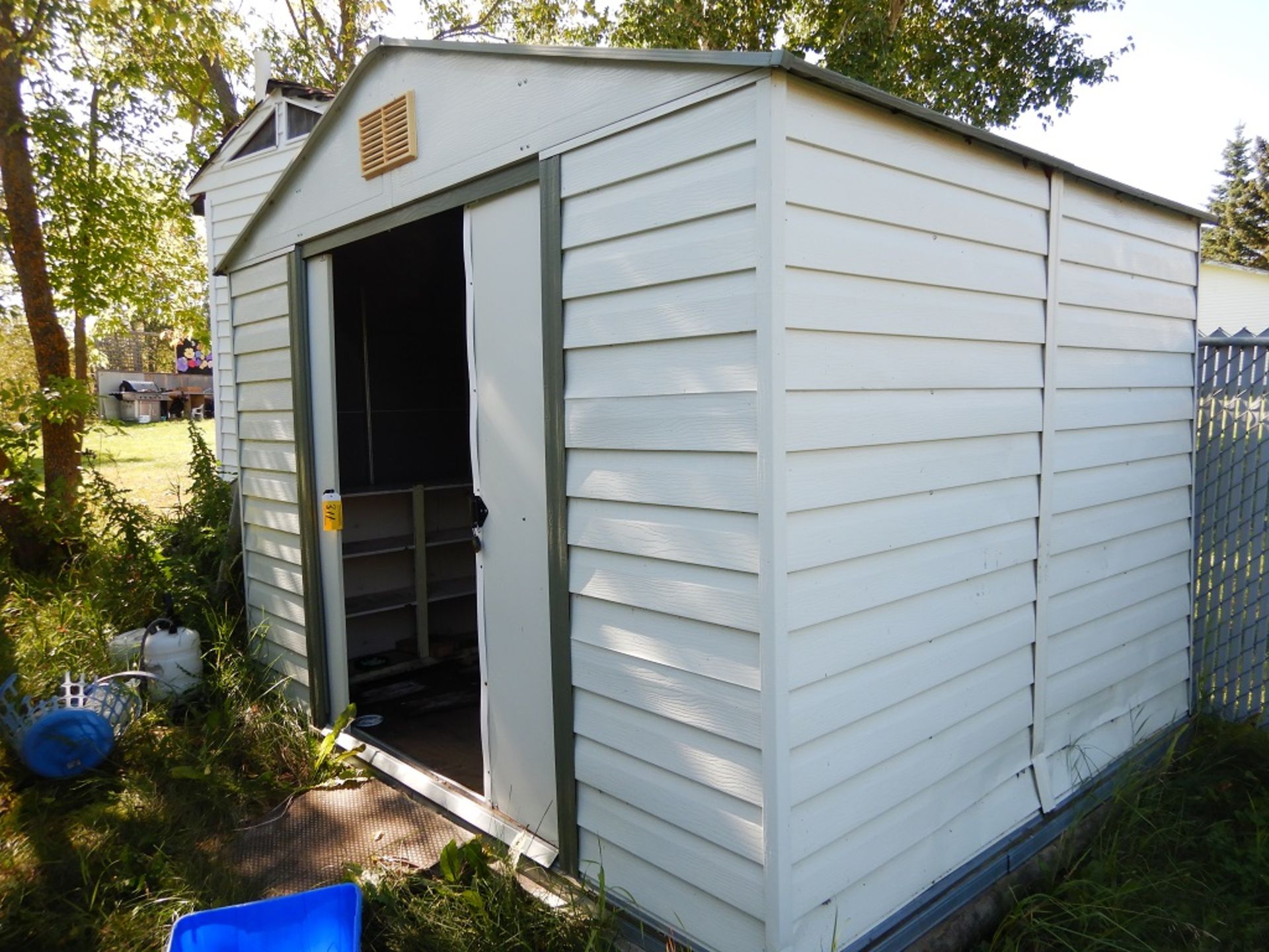 8'X10' METAL GARDEN SHED - Image 3 of 3