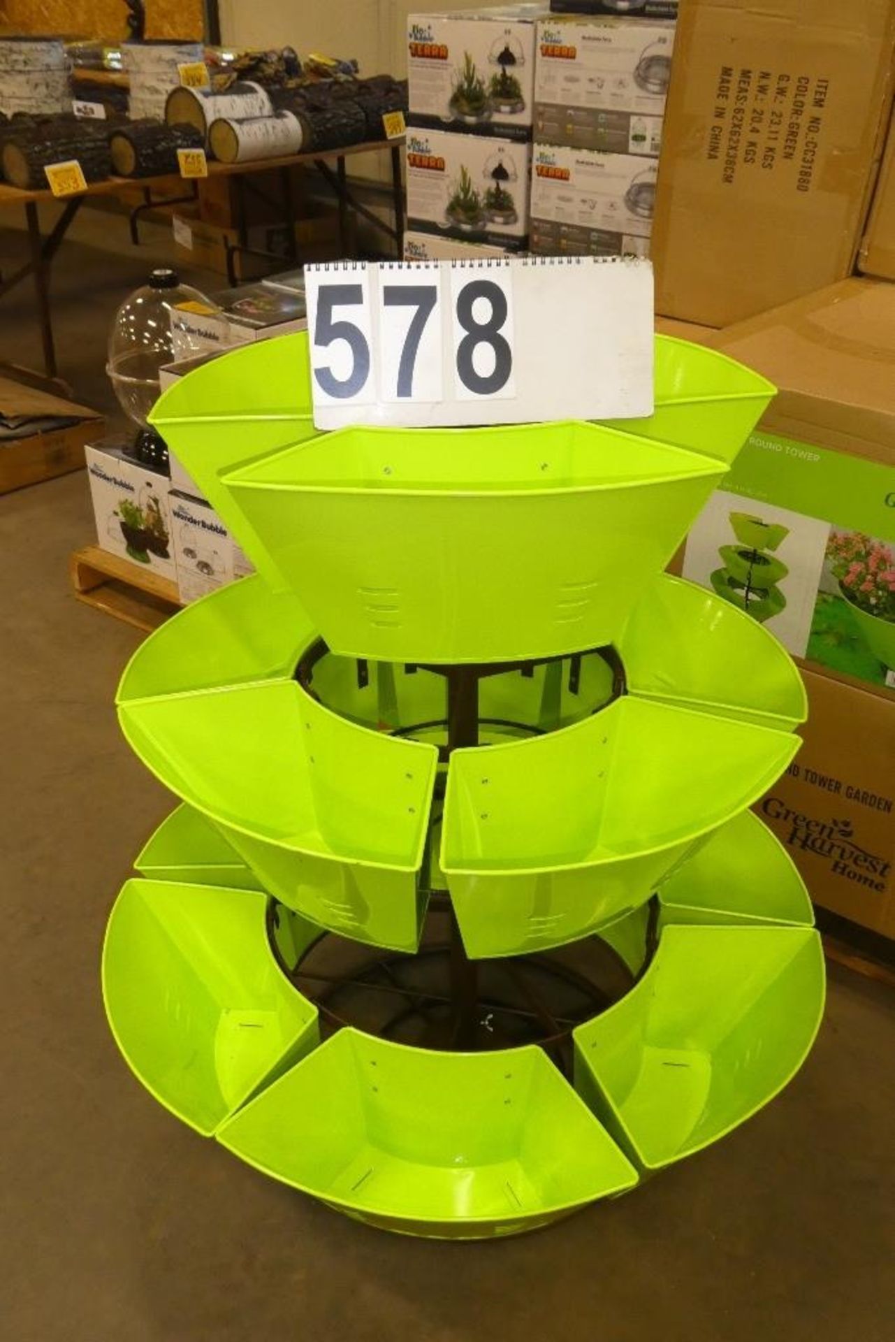 GREEN HARVEST 3-TIER ROUND TOWER GARDEN