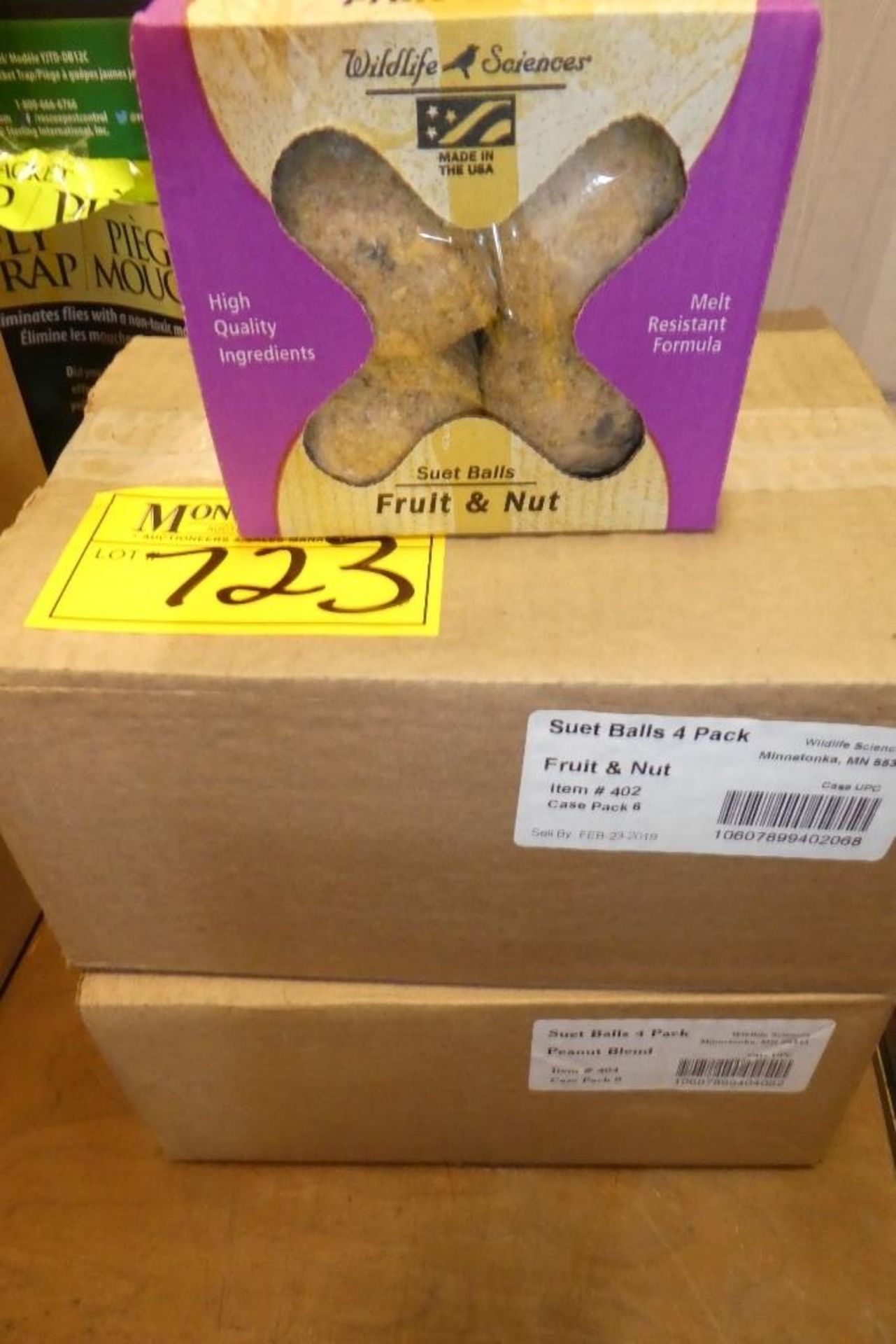 2-CASES OF SUET BALLS - FRUIT & NUT & PEANUT BLEND