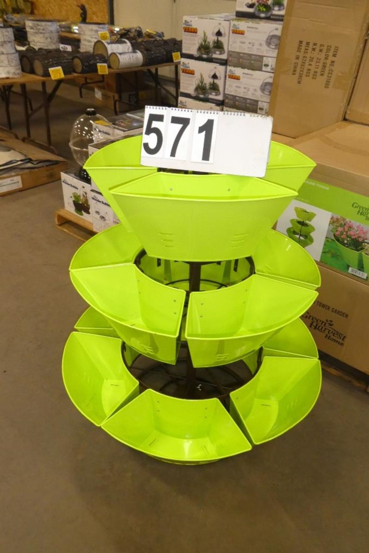 GREEN HARVEST 3-TIER ROUND TOWER GARDEN