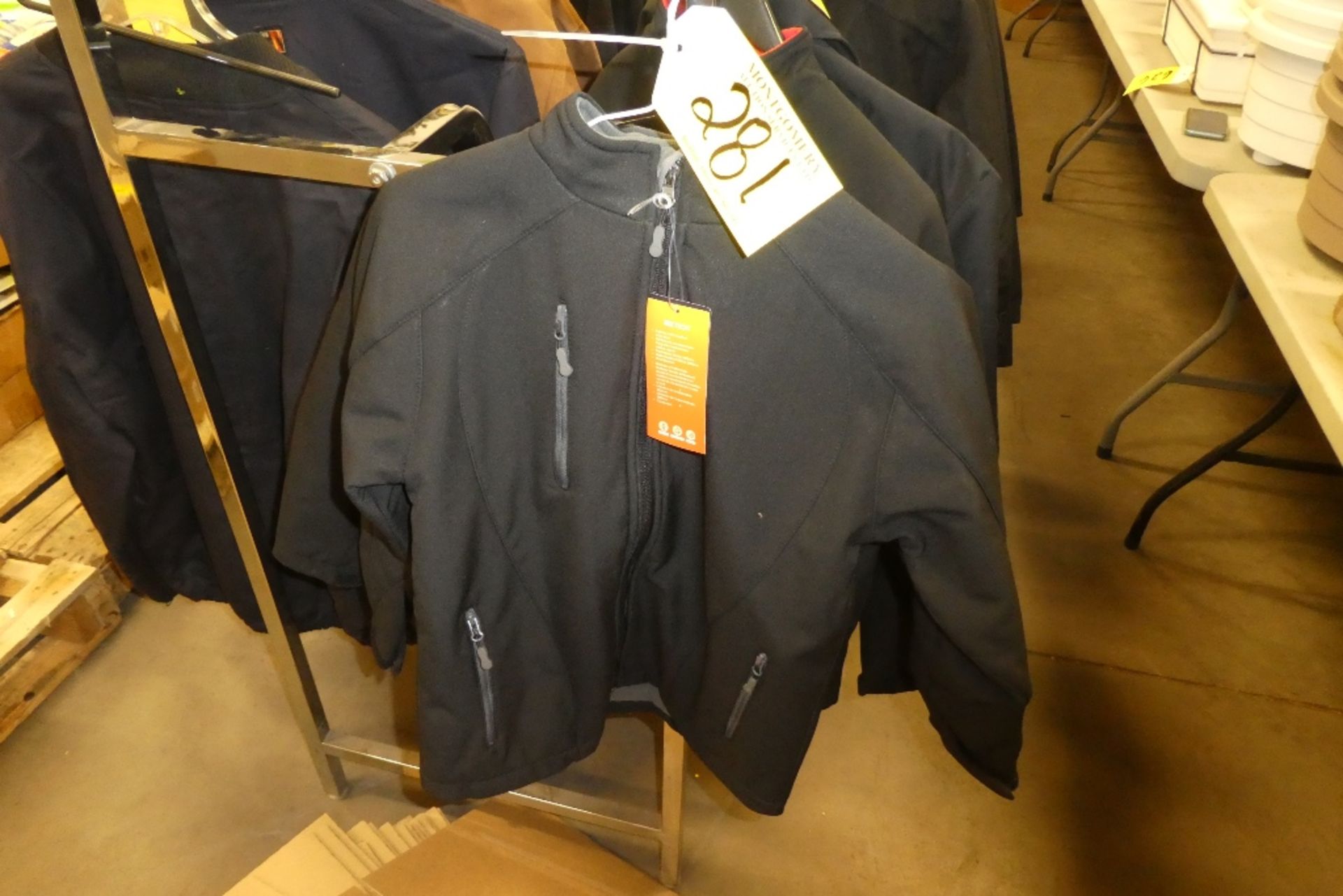 2-BIZ TECH J420K BLACK JACKETS YOUTH SIZE 4/6, & 8