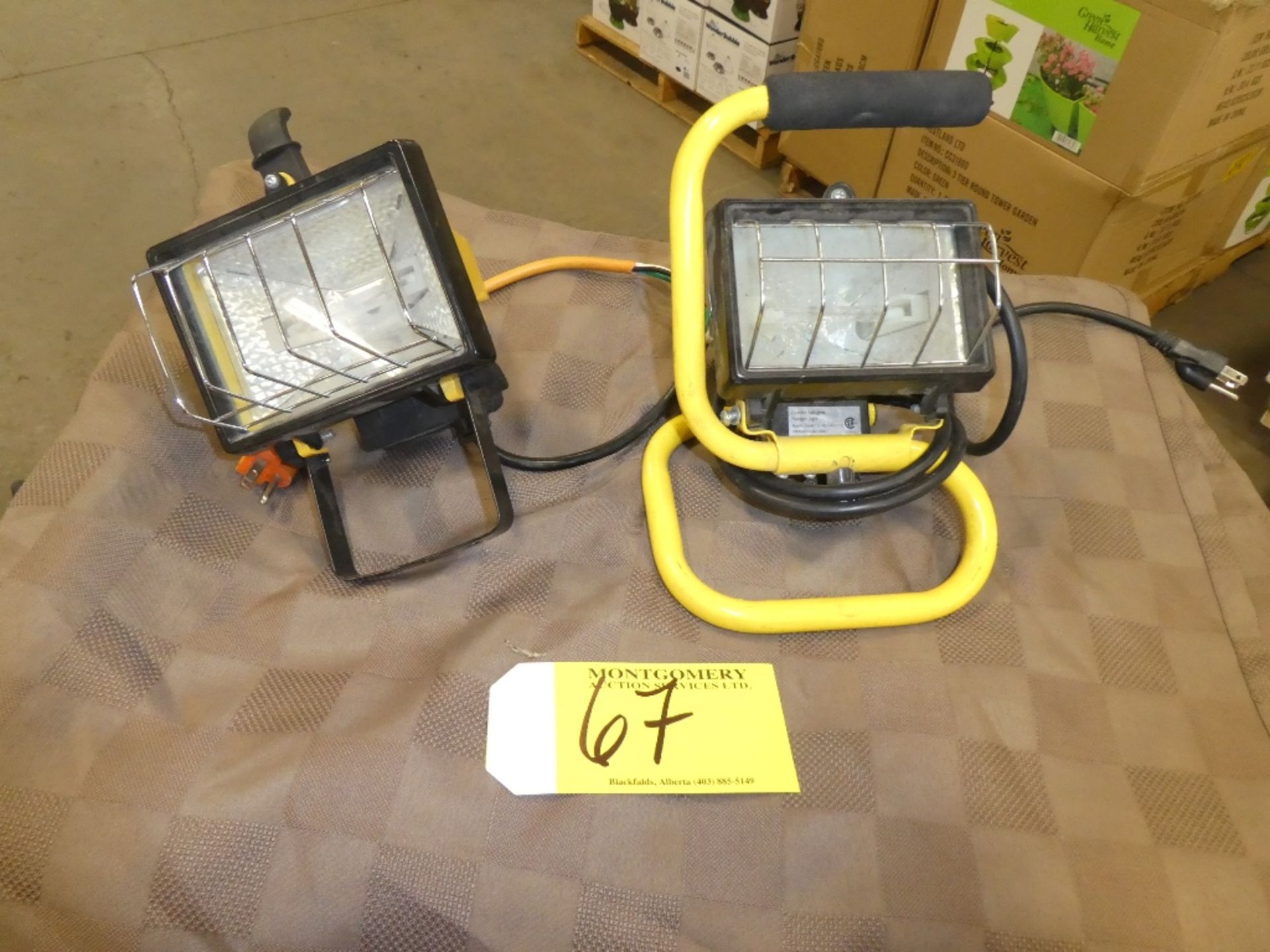 2 - HALOGEN WORK LIGHTS