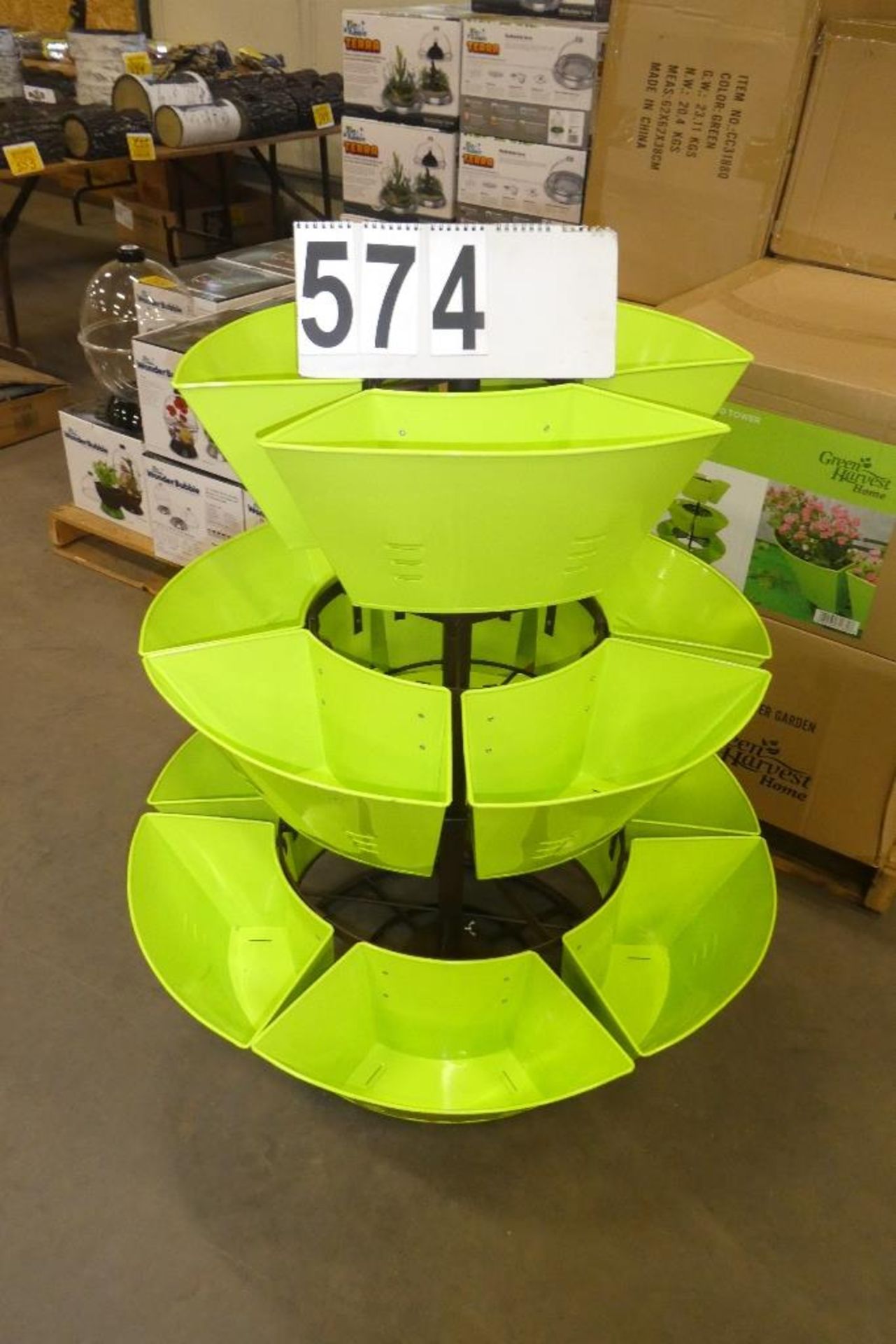 GREEN HARVEST 3-TIER ROUND TOWER GARDEN