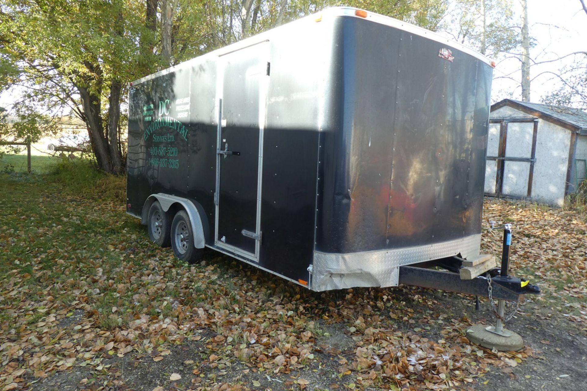 2016 CARGO MATE 8X16' T/A ENCLOSED TRAILER W/FOLD DOWN REAR DOOR & MAN DOORS/N 5NHUCH626CT433360 - Image 2 of 7