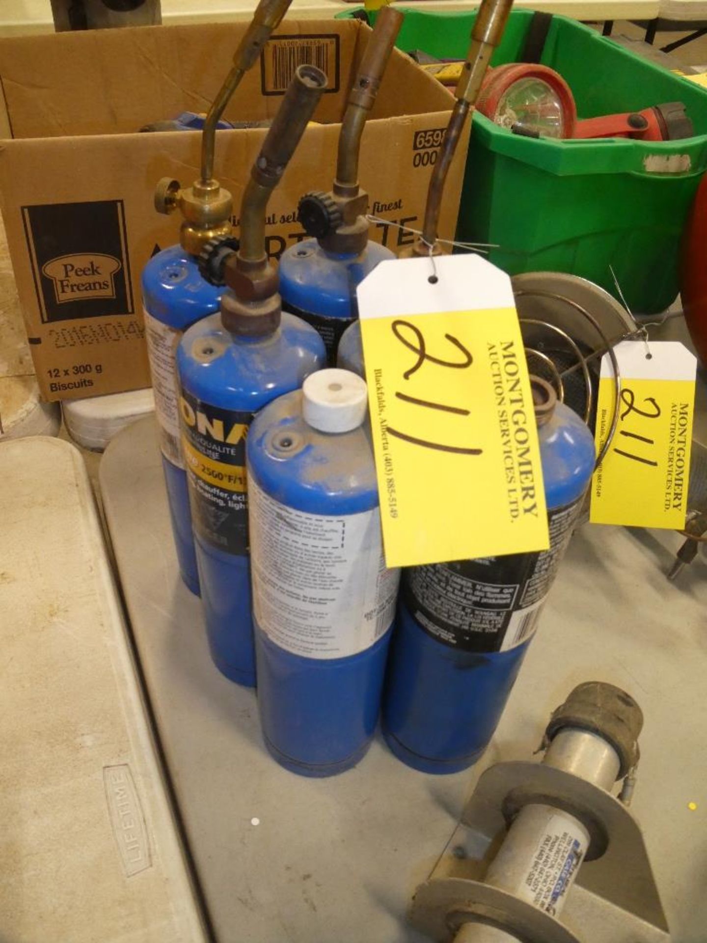 L/O PROPANE TORCHES & BOTTLES, CABLE COME-A-LONG, TITE SEAL CASE, LPG HEATER - Image 2 of 2
