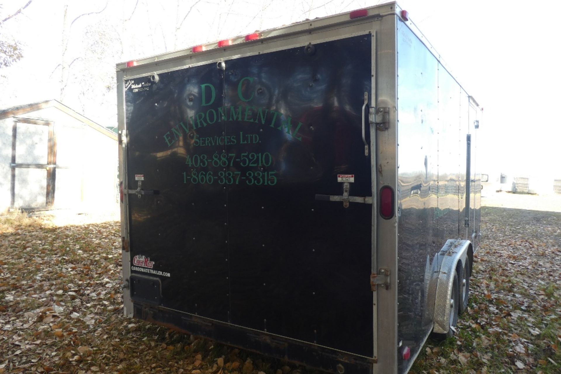 2016 CARGO MATE 8X16' T/A ENCLOSED TRAILER W/FOLD DOWN REAR DOOR & MAN DOORS/N 5NHUCH626CT433360 - Image 3 of 7