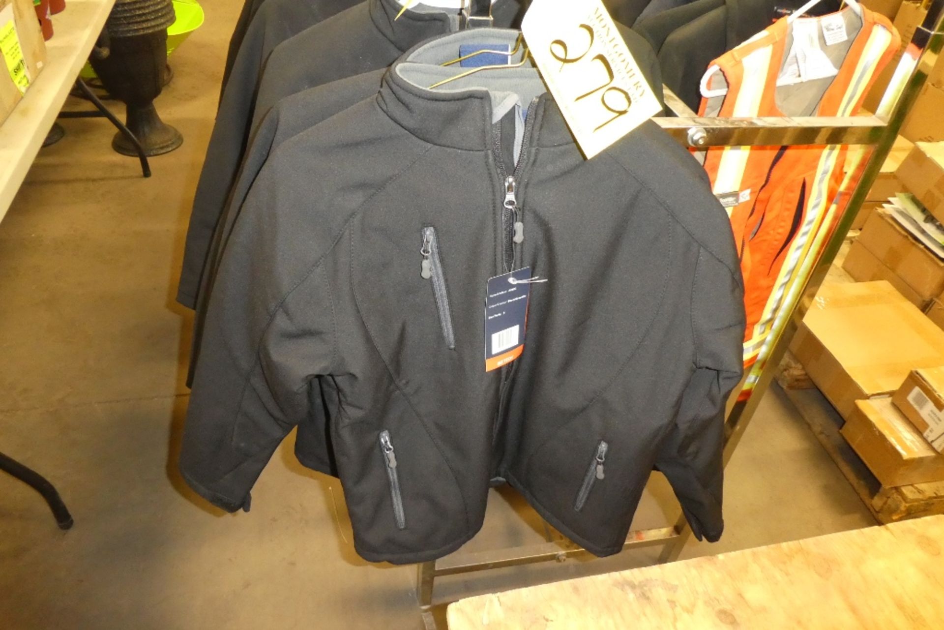 2-BIZ TECH J420K BLACK JACKETS, YOUTH SIZE 8