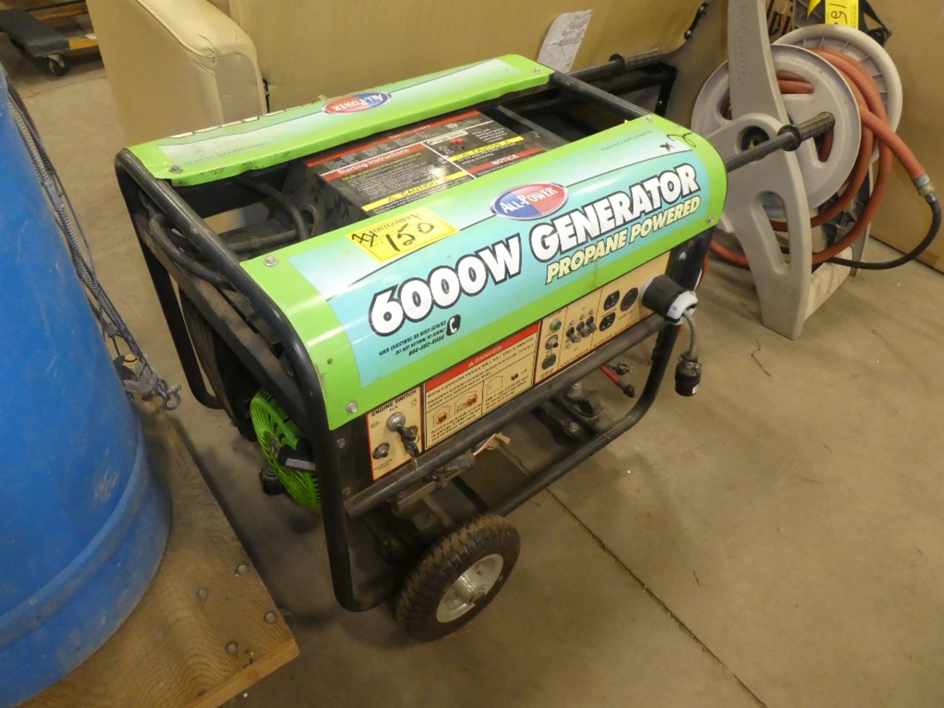 ALL-POWER 6000W PROPANE POWERED GENERATOR - Image 2 of 2