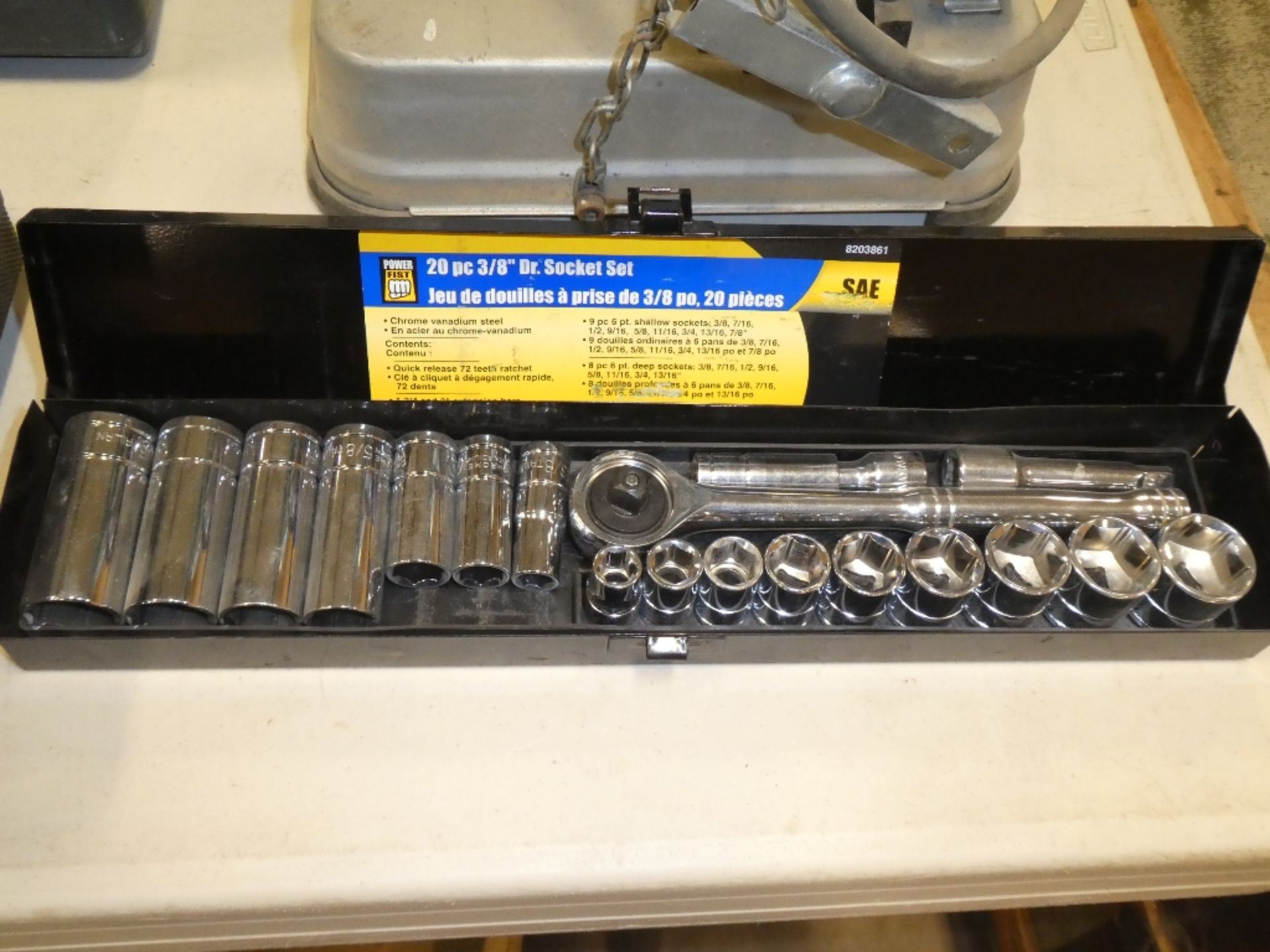 ROTARY TOOL KIT PF 20PC 3/8" DR. SOCKET SET - Image 3 of 3