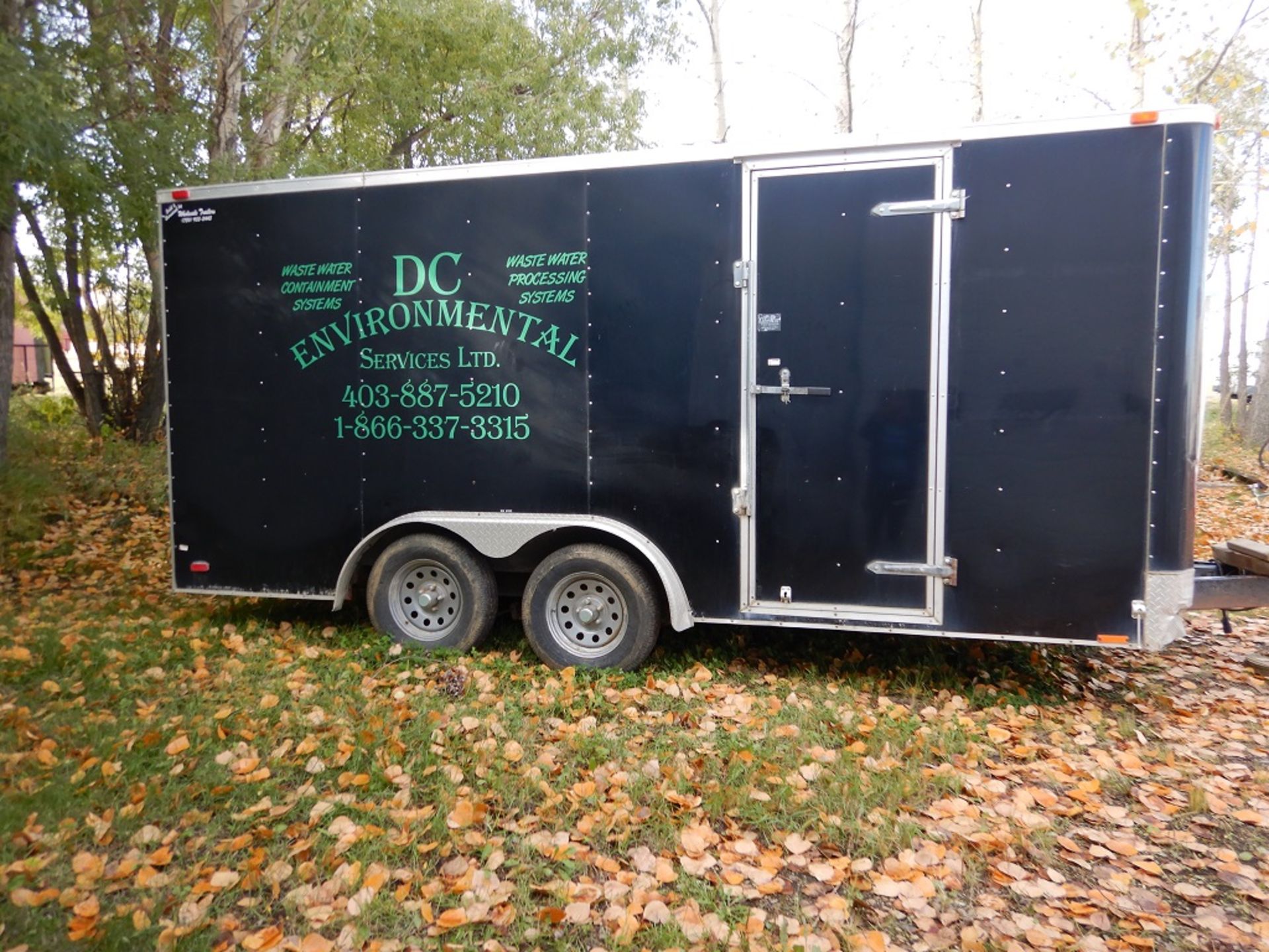 2016 CARGO MATE 8X16' T/A ENCLOSED TRAILER W/FOLD DOWN REAR DOOR & MAN DOORS/N 5NHUCH626CT433360