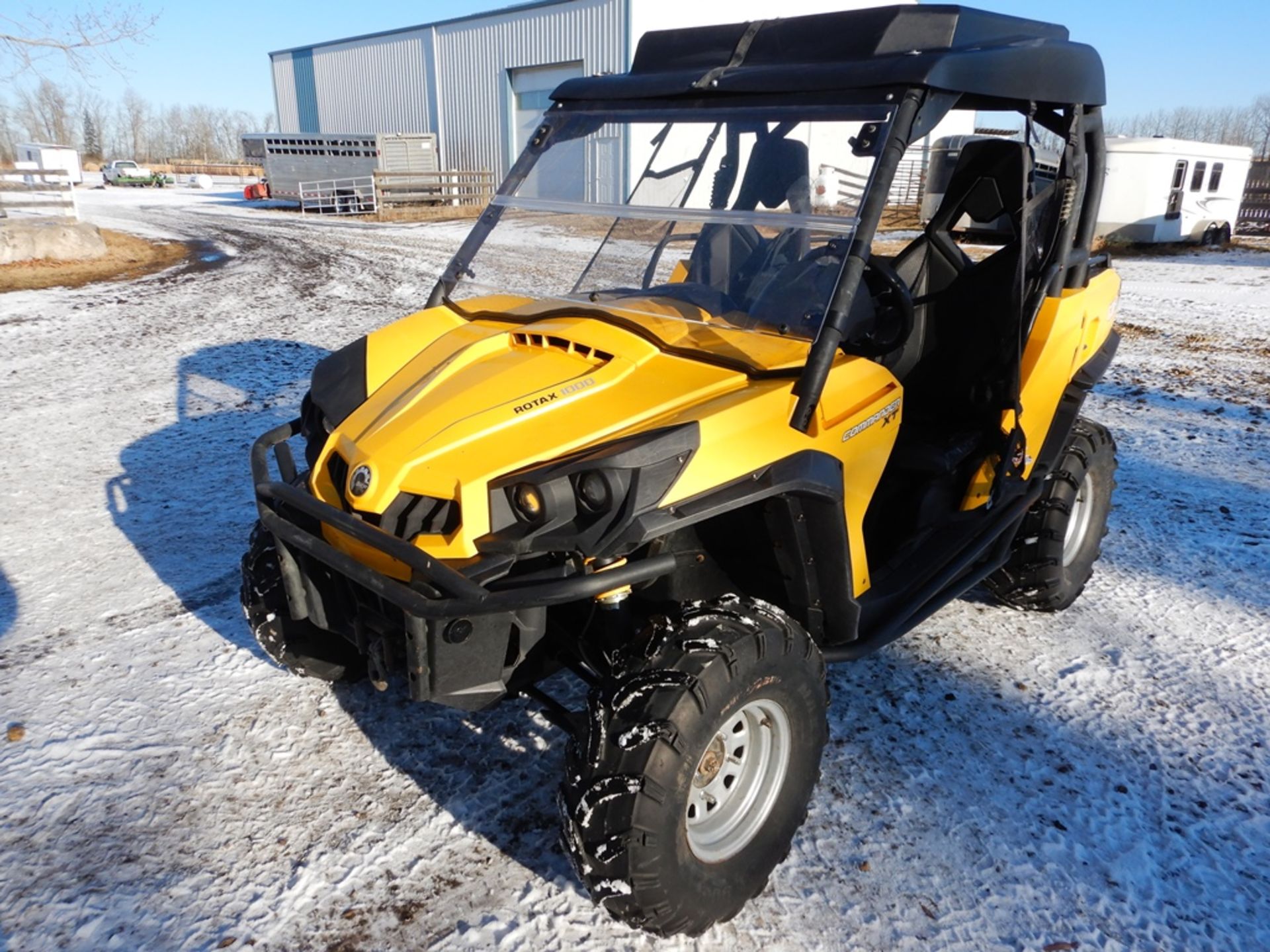 2012 Can-Am Commander 1000 XT Side x Side Model 6BCA S/n 3JBKKLP19CJ001155 w/Windsheild,Winch,