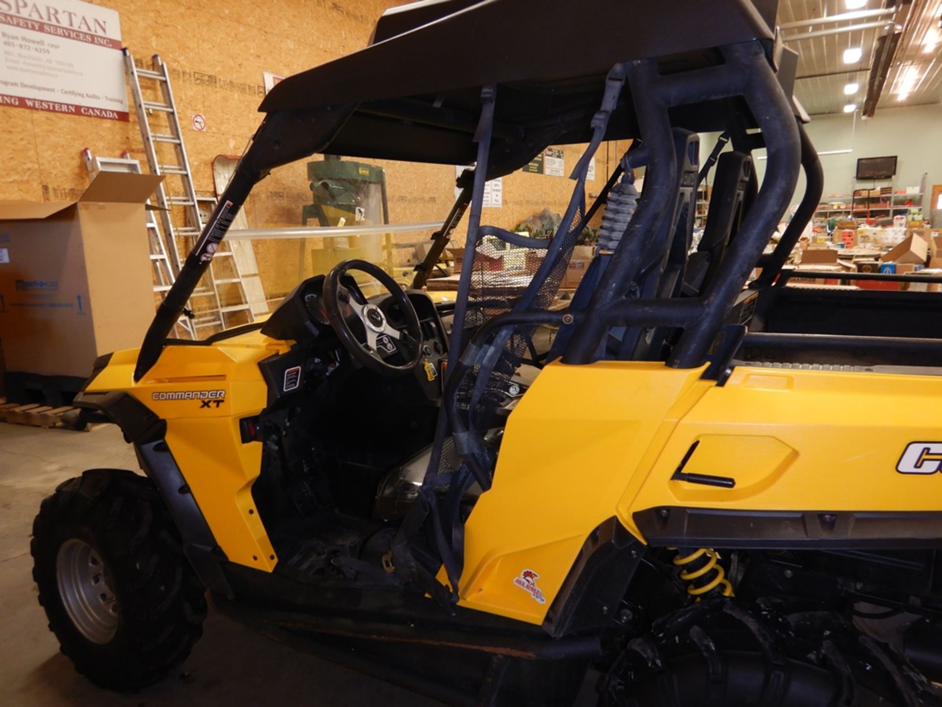 2012 Can-Am Commander 1000 XT Side x Side Model 6BCA S/n 3JBKKLP19CJ001155 w/Windsheild,Winch, - Image 8 of 9