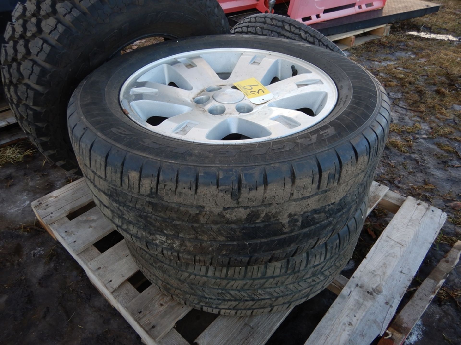 2-P27555R20 TIRES & ALUMINUM RIMS TO FIT GMC, LT265R75R16 TIRE-NEW, 8.75R16.5 LT TIRE - Image 3 of 5