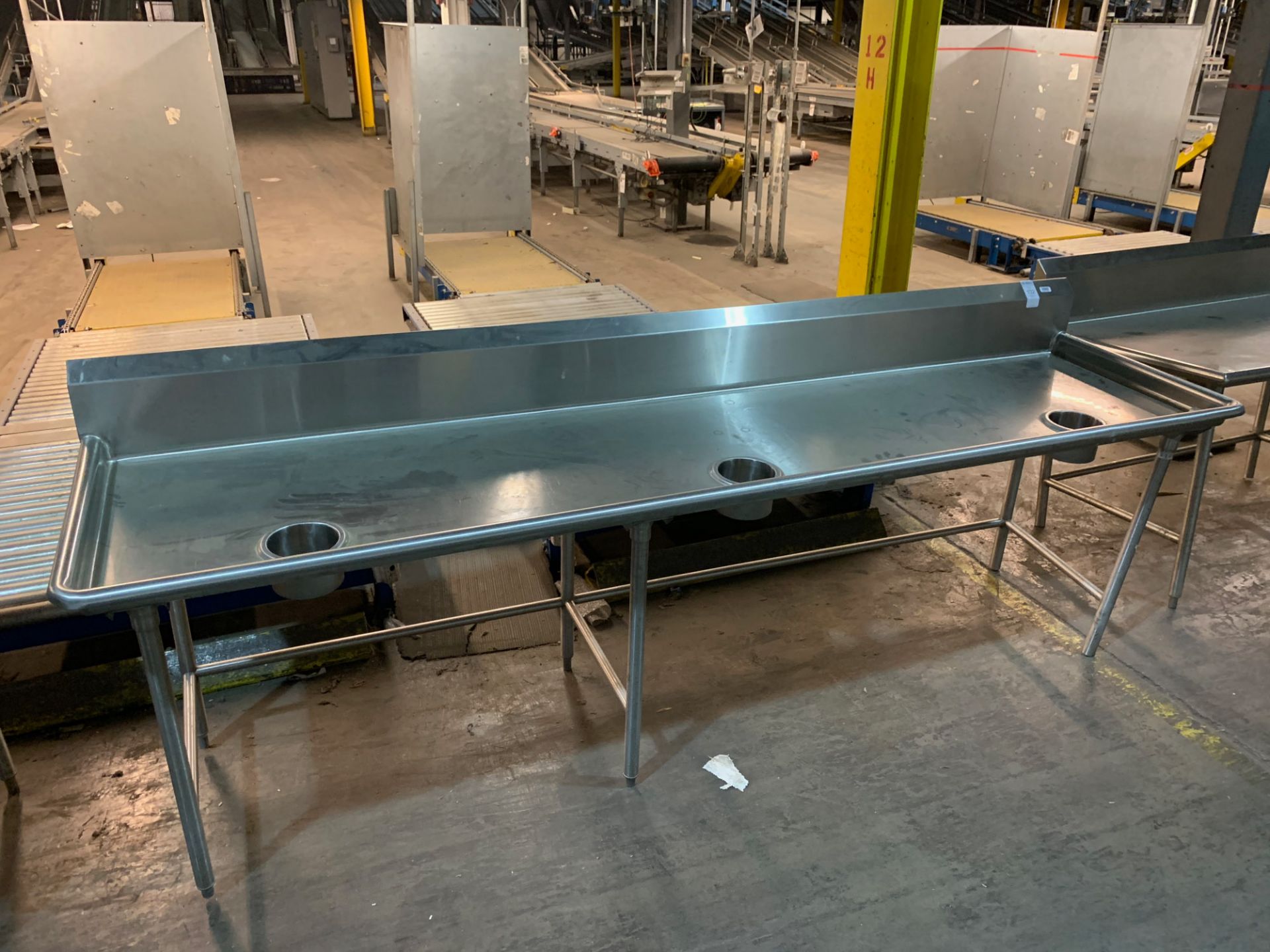 Stainless Steel Prep Table 12'