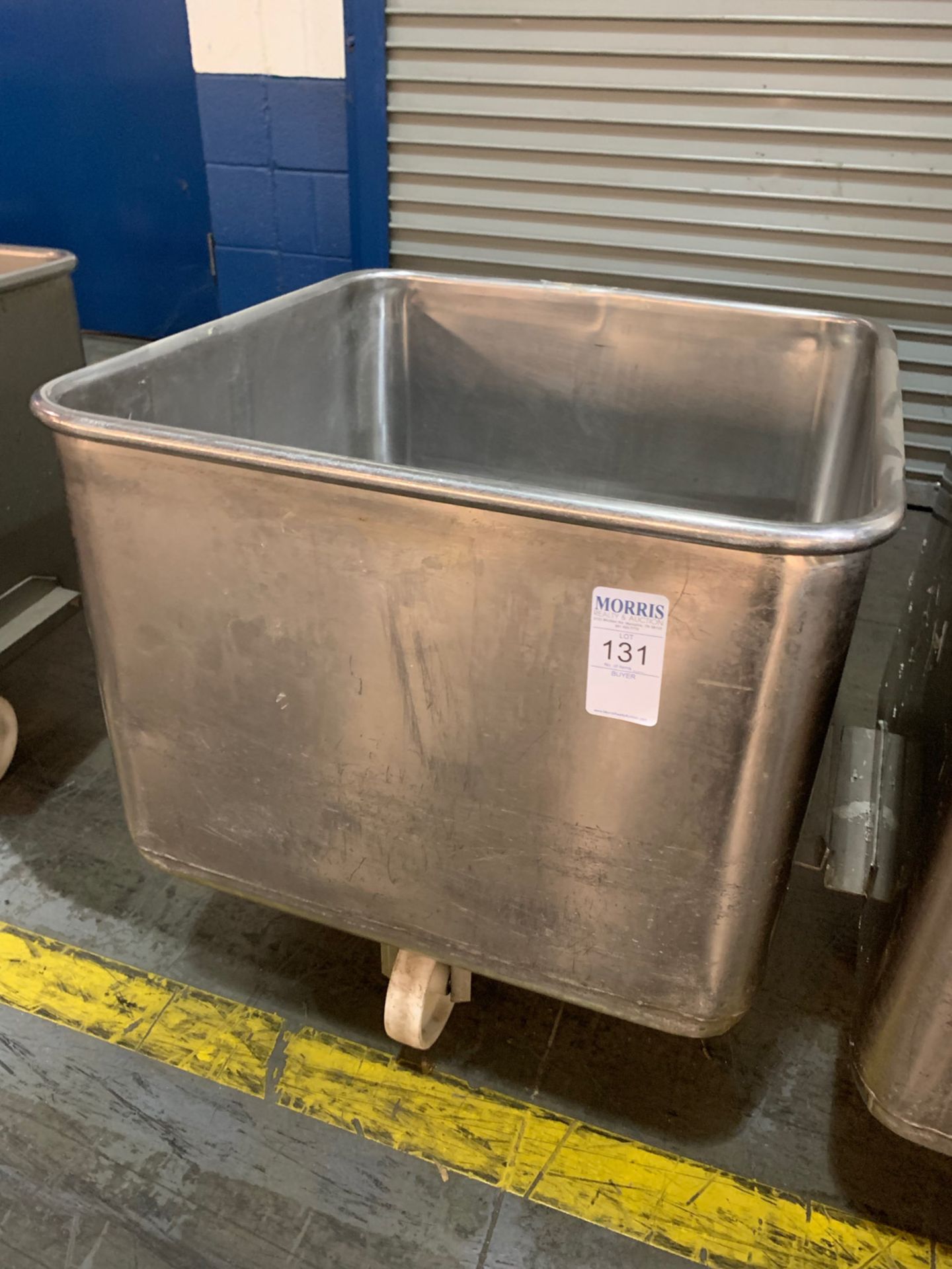 Meat tub, stainless steel