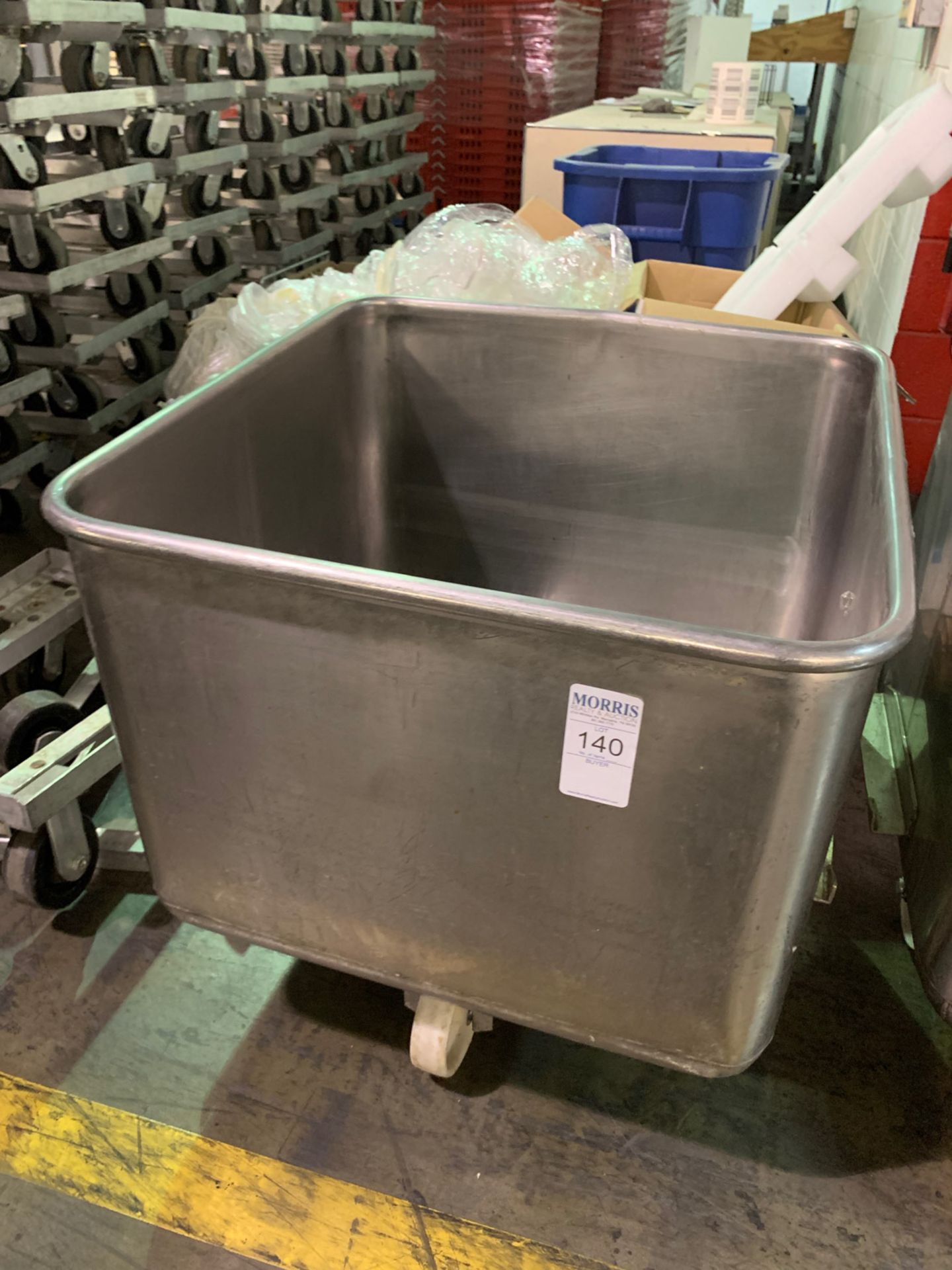 Meat tub, stainless steel