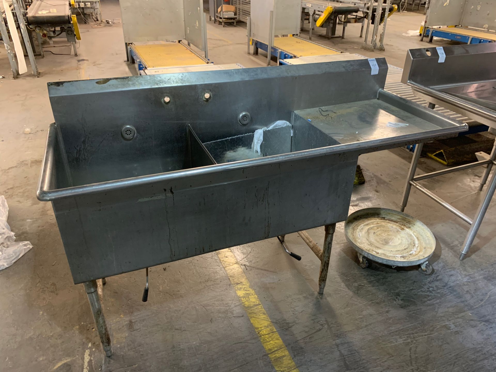 2 Basin stainless steel sink