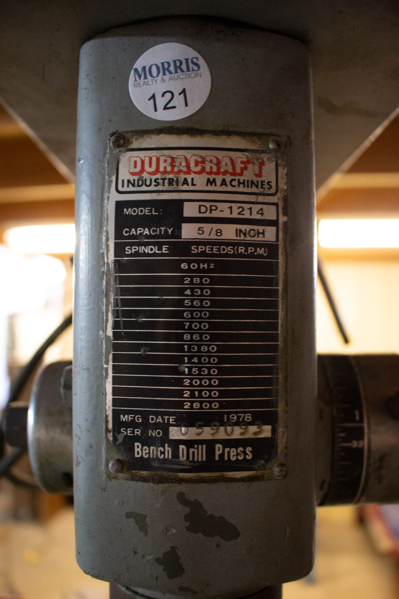 Drill press, Duracraft DP-1214 - Image 3 of 3