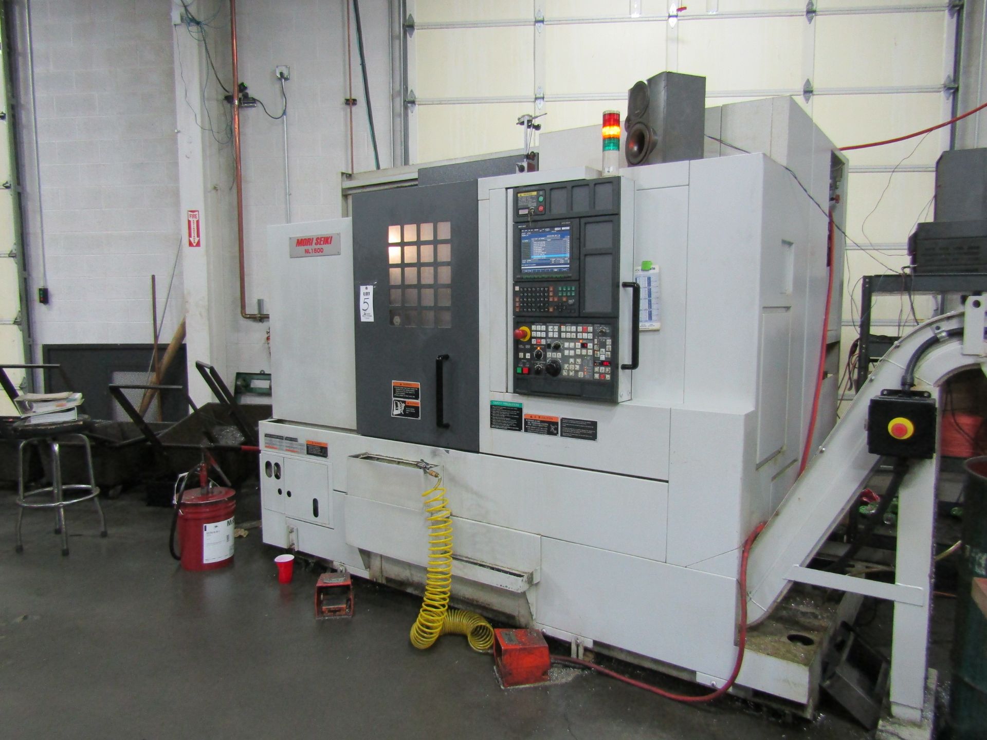 MORI SEIKI NL1500SY CNC LATHE, 7 AXIS, MORI SEIKI MSX 850III CONTROL PANEL, 6" CHUCK ON MAIN - Image 2 of 11