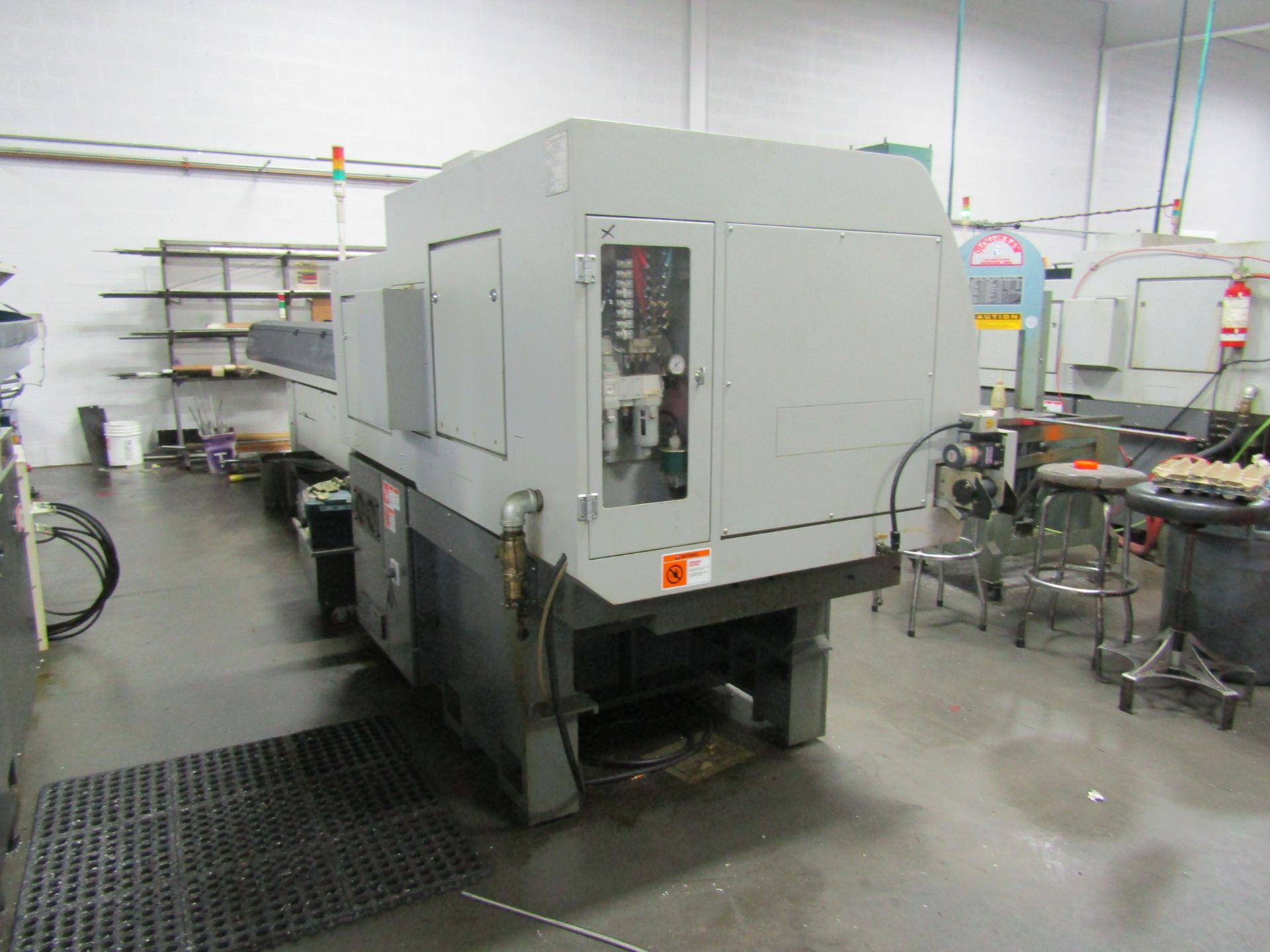 HANWHA XD20H CNC SWISS TYPE LATHE, FANUC CONTROL, 8 LINE HIGH PRESSURE COOLANT, EDGE MINUTE MAN, - Image 5 of 8