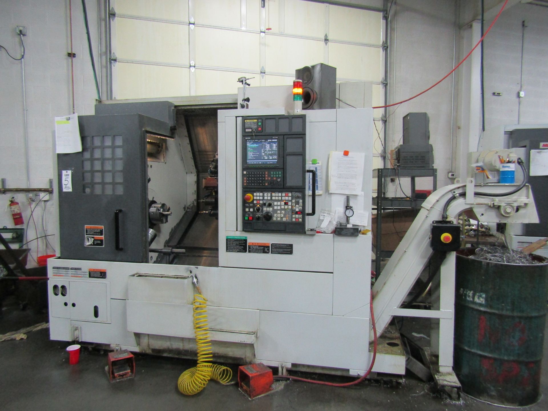 MORI SEIKI NL1500SY CNC LATHE, 7 AXIS, MORI SEIKI MSX 850III CONTROL PANEL, 6" CHUCK ON MAIN - Image 10 of 11