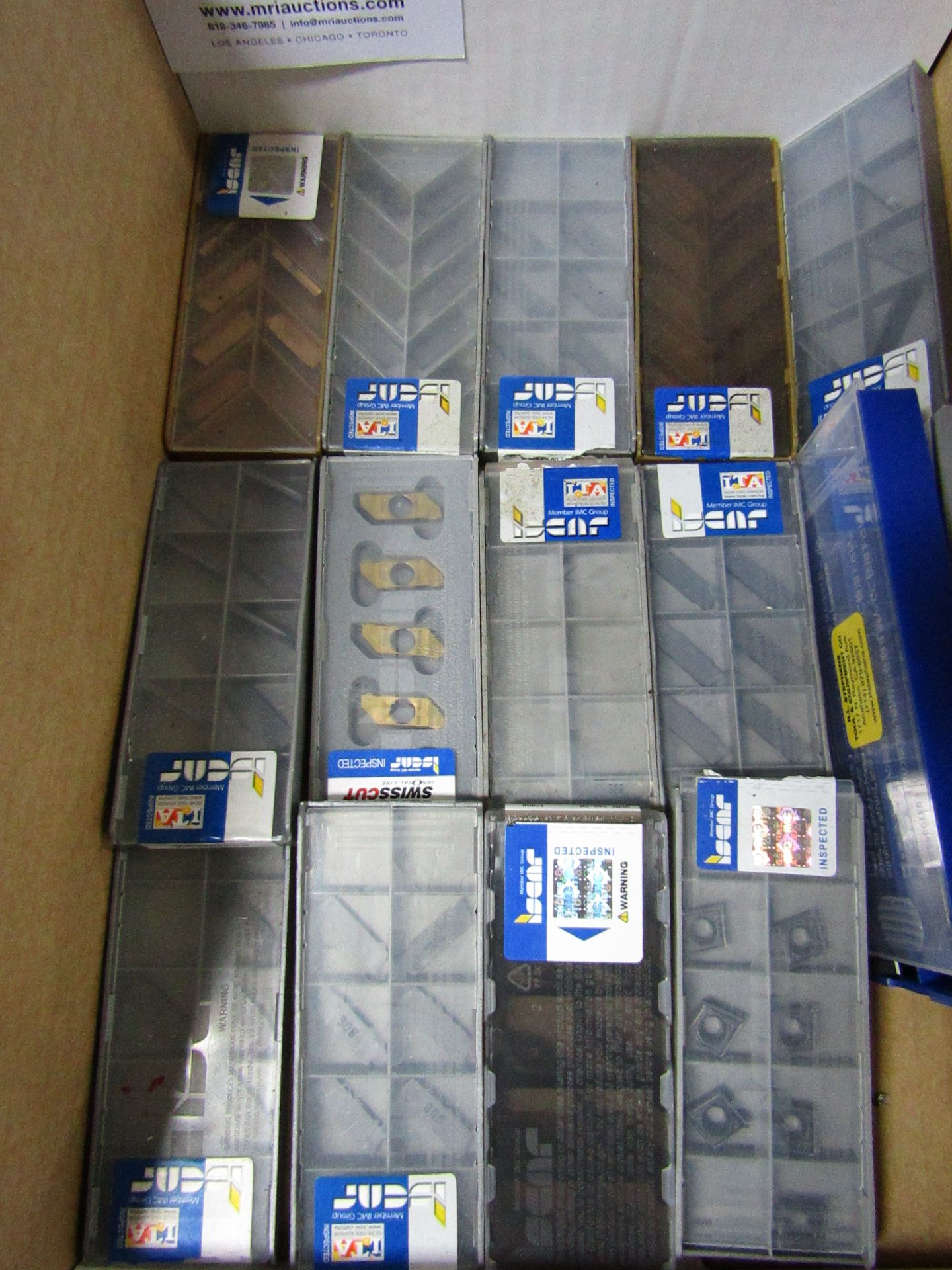 LOT TO INCLUDE: MISC. ISCAR CARBIDE INSERTS, FULL AND PARTIAL - Image 2 of 3