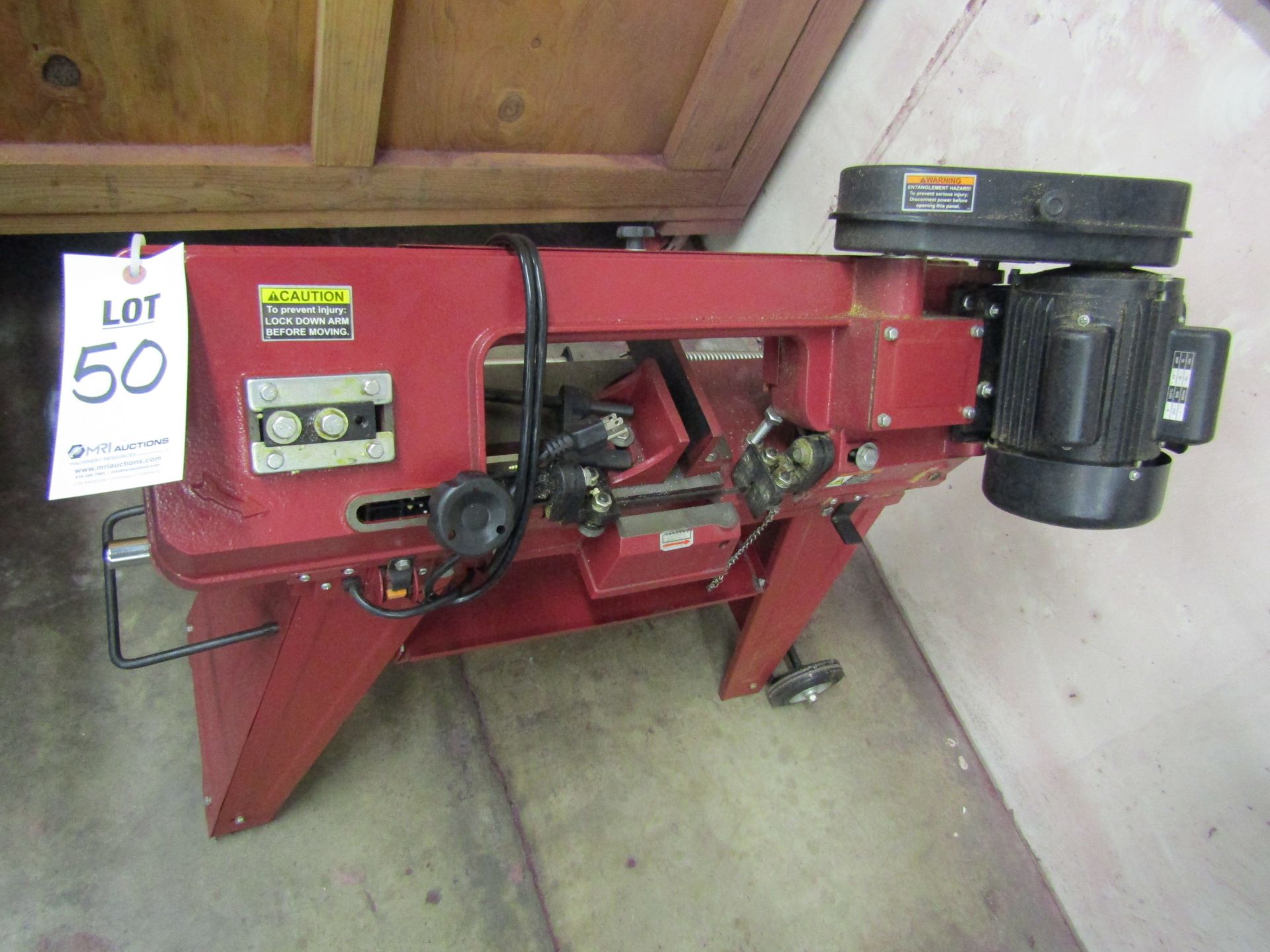 CENTRAL MACHINERY HORIZONTAL/VERTICAL METAL CUTTING BANDSAW, 64" BLADE