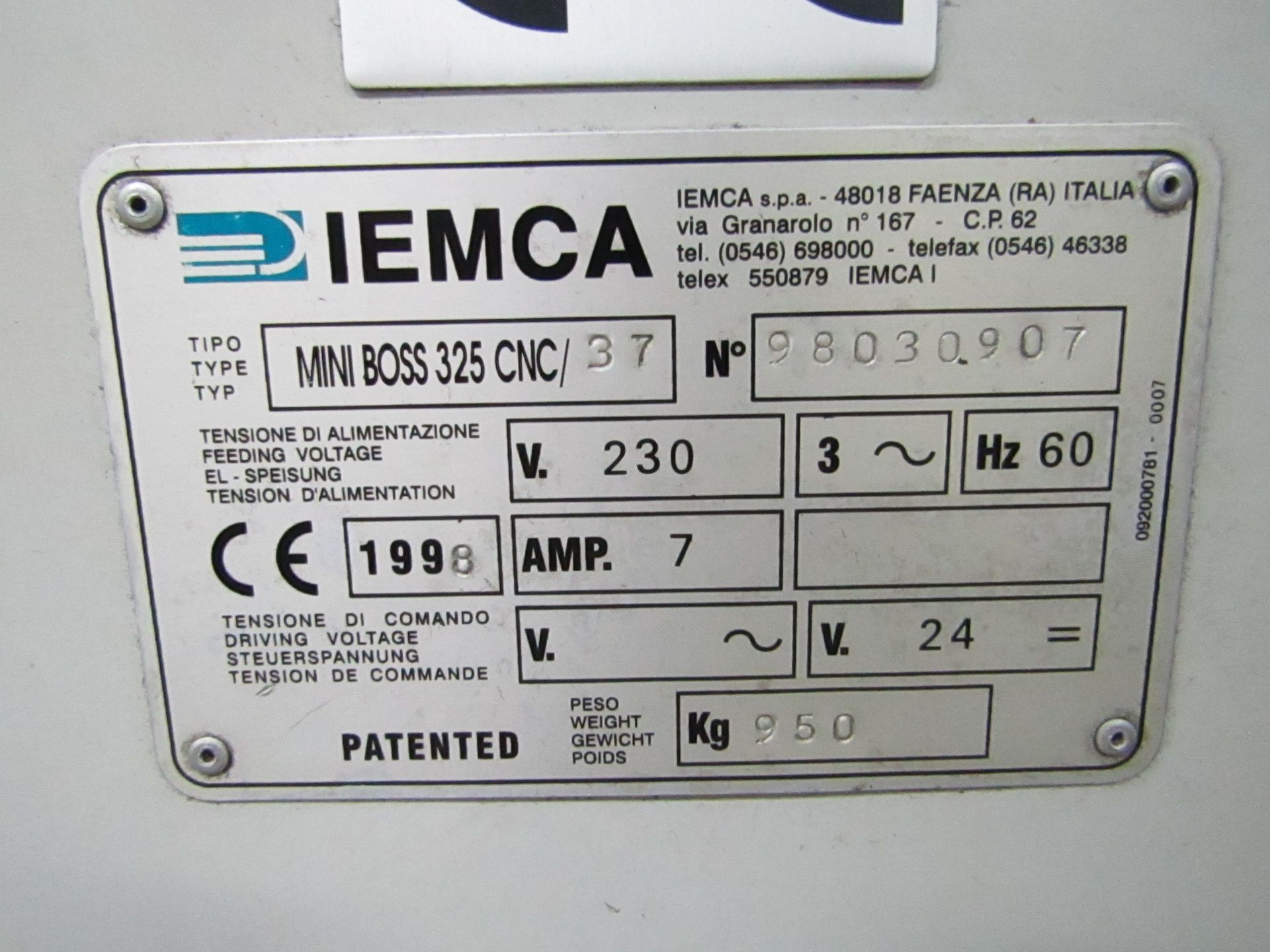 1995 CITIZEN M20 MULTI AXIS SWISS TYPE SCREW MACHINE, MODEL M-2, S/N: V4230, W/1998 IEMCA MINI - Image 11 of 15