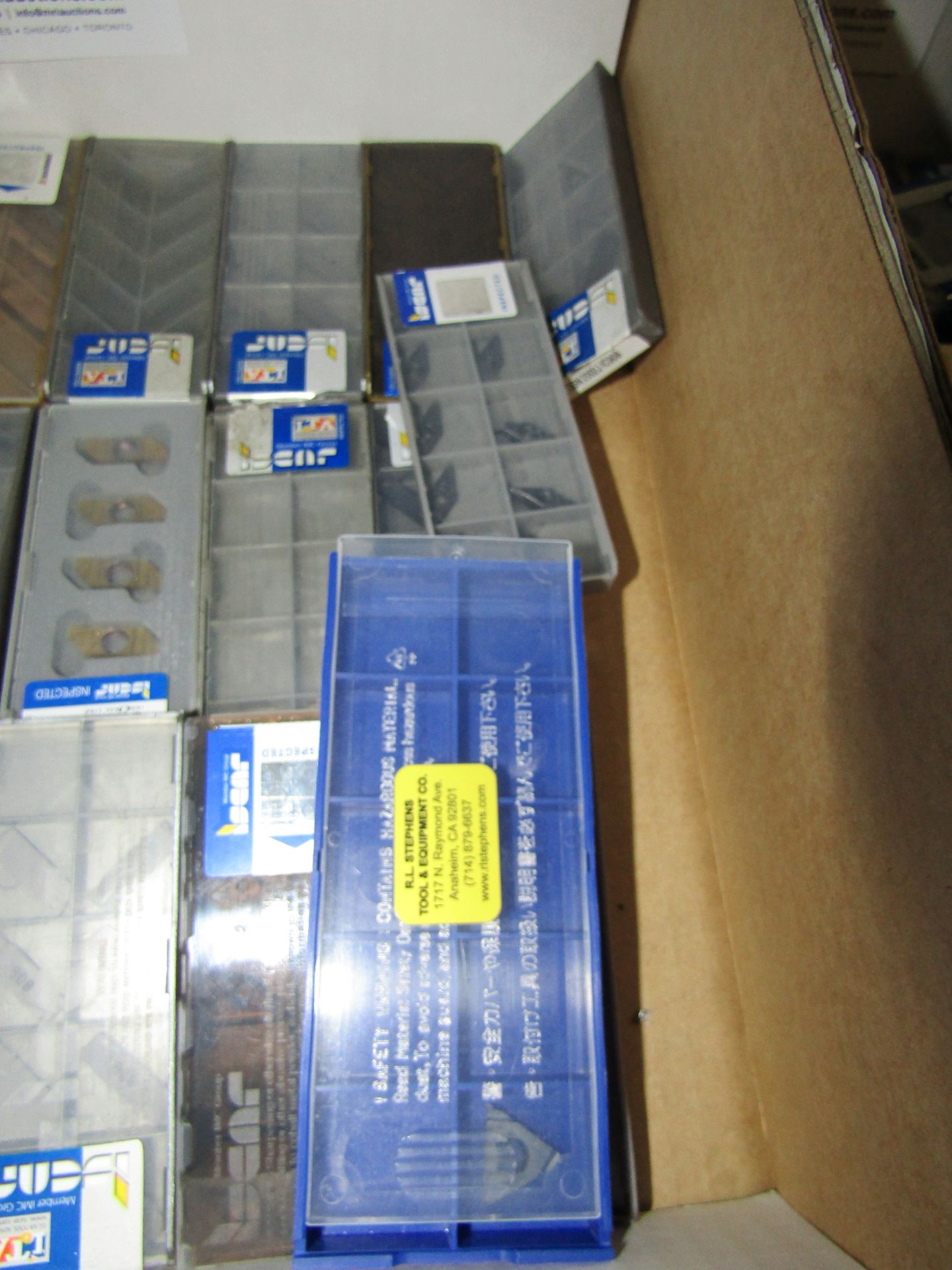 LOT TO INCLUDE: MISC. ISCAR CARBIDE INSERTS, FULL AND PARTIAL - Image 3 of 3