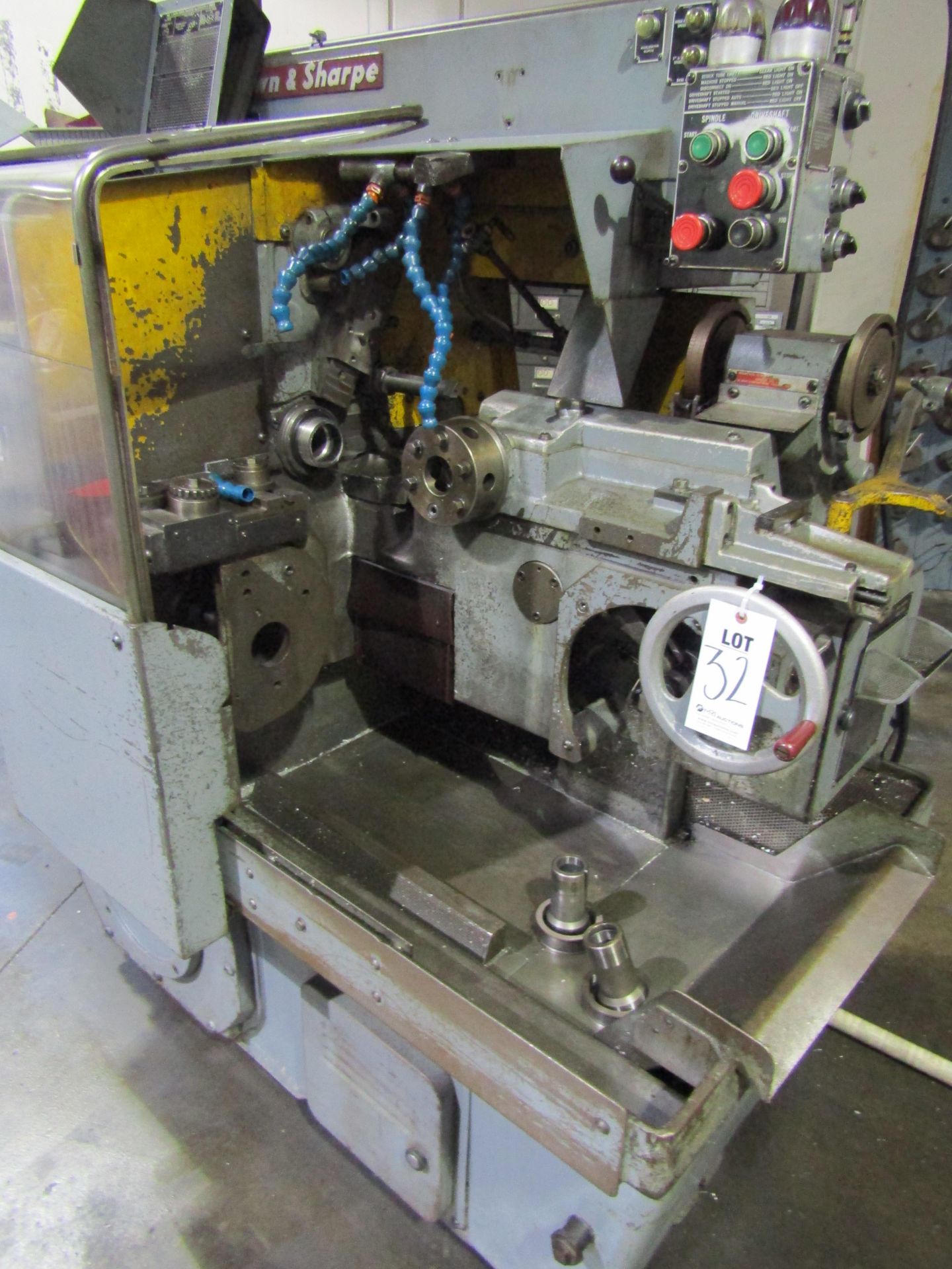 BROWNE & SHARPE AUTOMATIC LATHE SCREW MACHINE, SERIAL 545-2-6867 1 1/4. LOT TO INCLUDE: ASSOCIATED - Image 2 of 8