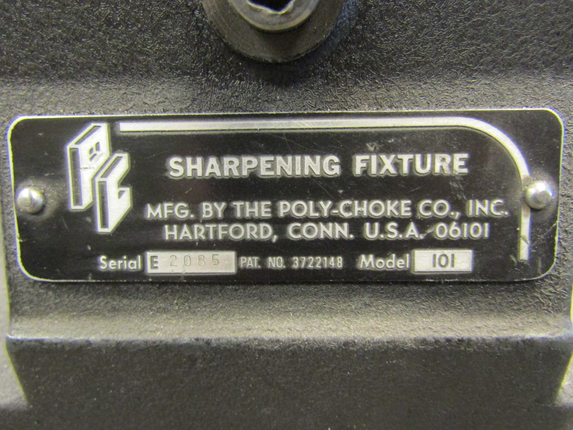 LOT TO INCLUDE: (1) POLY-CHOKE SHARPENING FIXTURE, MODEL 101, SERIAL 2085, (1) HARDINGE H4 5C COLLET - Image 2 of 5