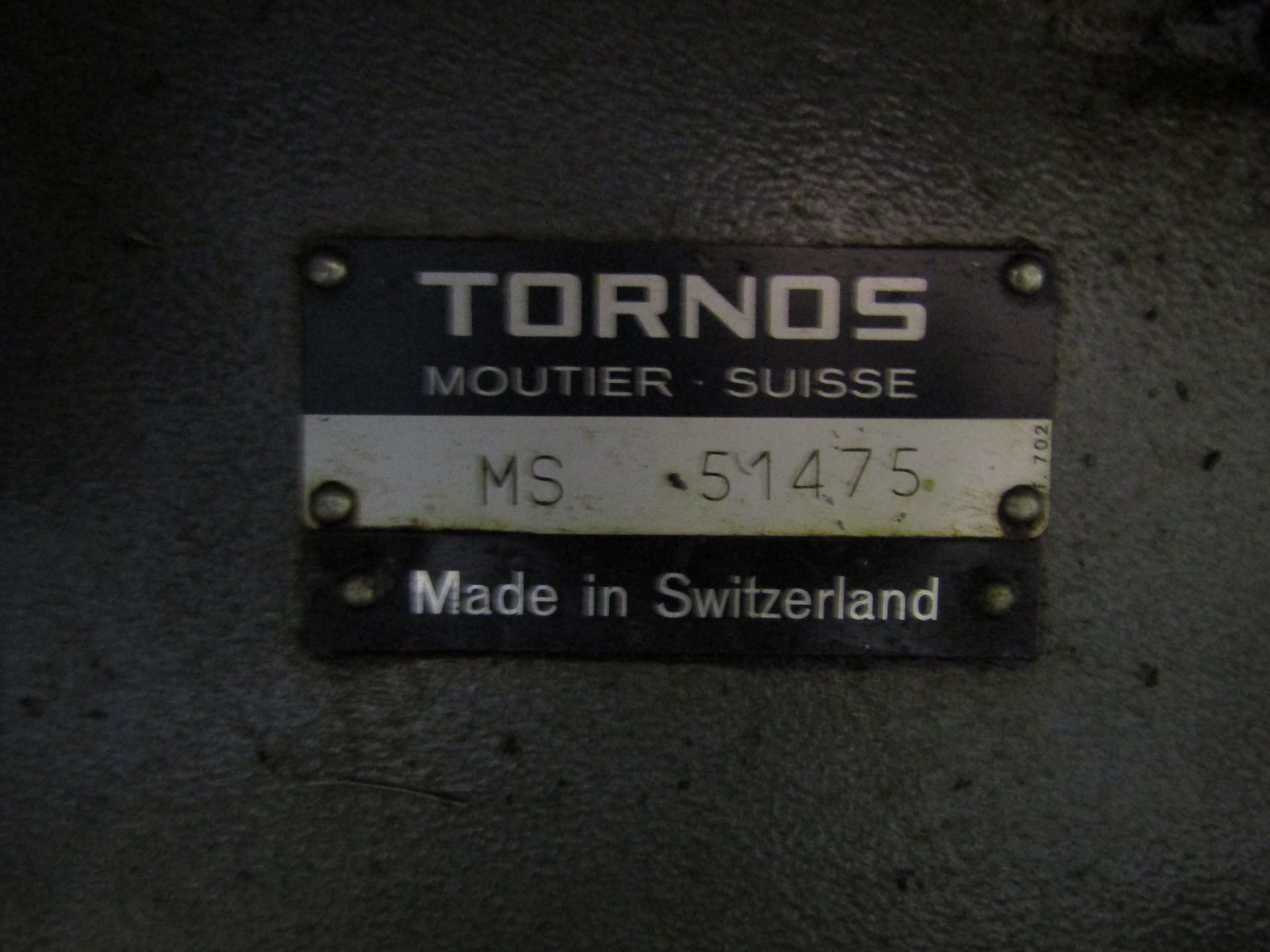 TORNOS AUTOMATIC SWISS LATHE, MODEL MS-7, SERIAL MS 51475 - Image 7 of 7