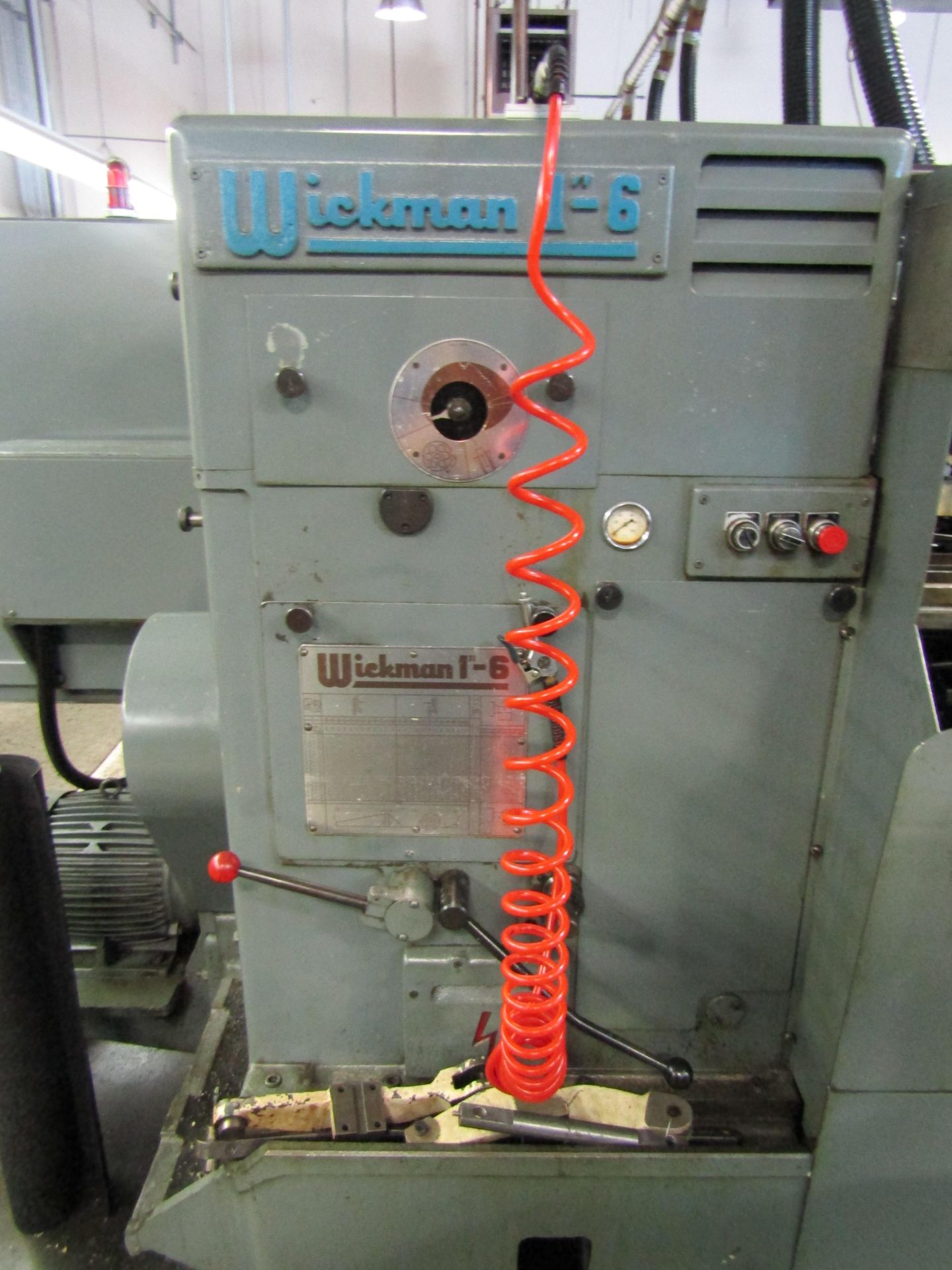 WICKMAN 6 SPINDLE AUTOMATIC SCREW MACHINE, 1", INSPECTION 14916. LOT TO INCLUDE: ASSOCIATED - Image 4 of 9