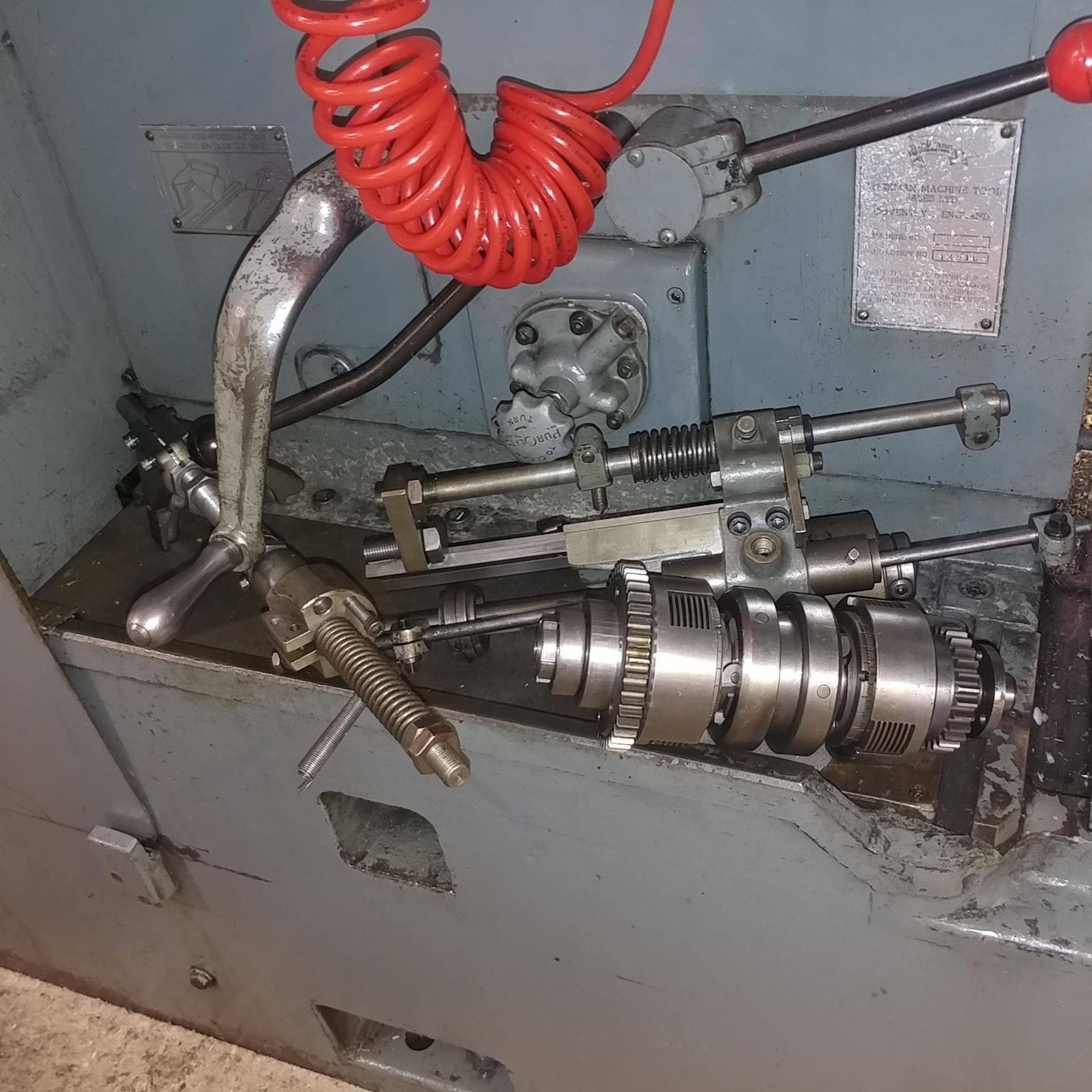 WICKMAN 6 SPINDLE AUTOMATIC SCREW MACHINE, 1", INSPECTION 14916. LOT TO INCLUDE: ASSOCIATED - Image 2 of 9