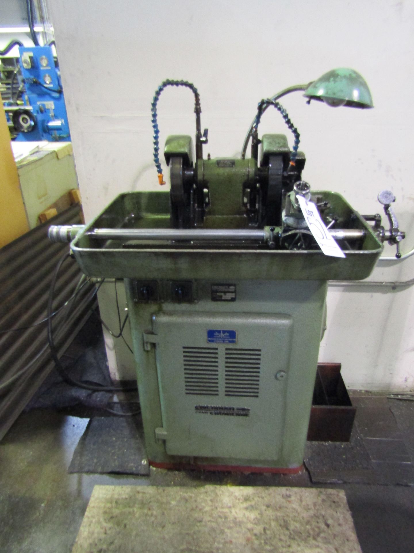 CINCINATTI LYON CHOMIENNE CARBIDE TOOL GRINDER, MODEL AS, SERIAL 494