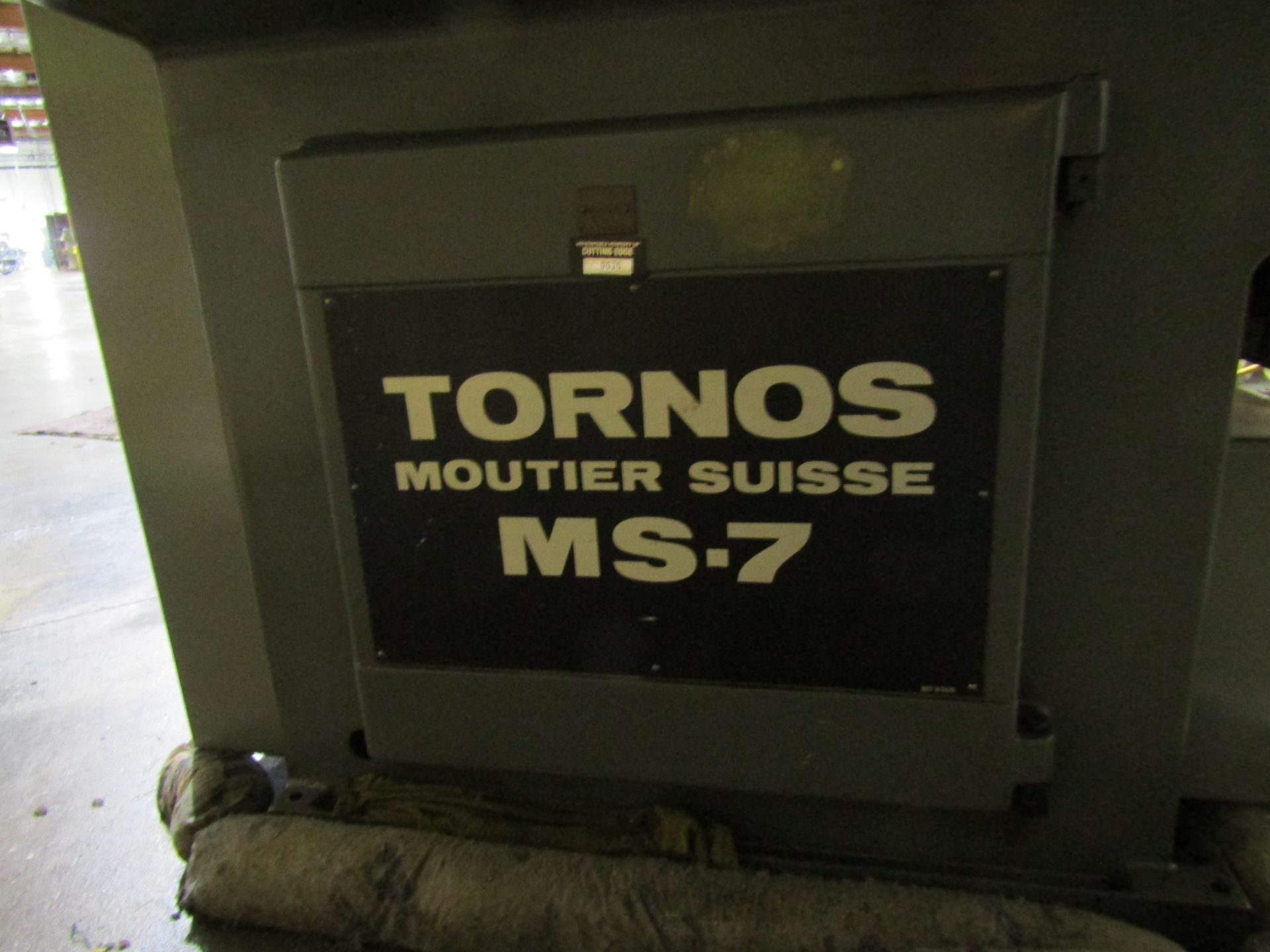 TORNOS AUTOMATIC SWISS LATHE, MODEL MS-7, SERIAL MS 50150 - Image 6 of 10
