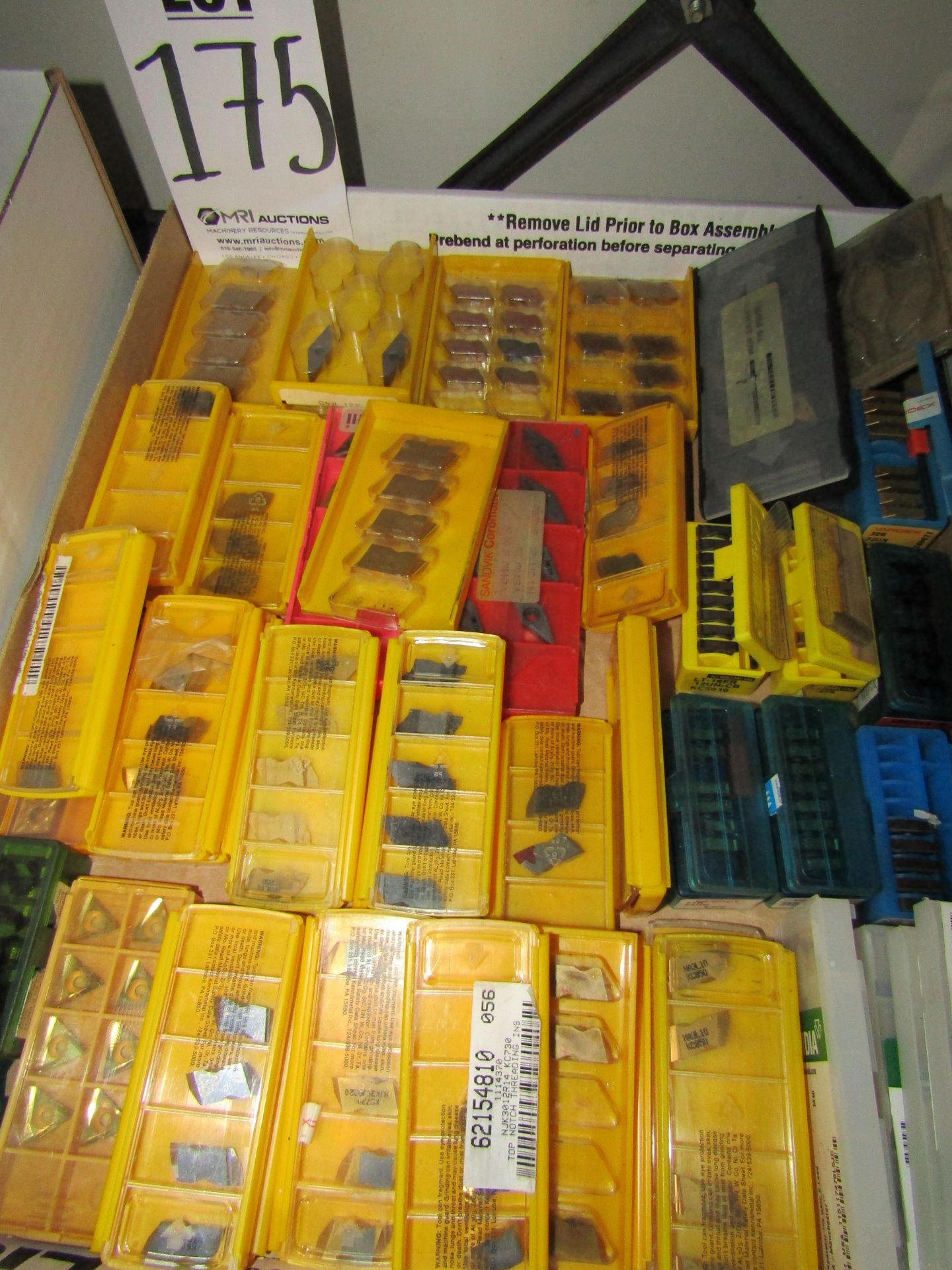 LARGE QUANTITY KENNAMETAL, WIDIA, AND MORE CARBIDE TOOL INSERTS - Image 3 of 3