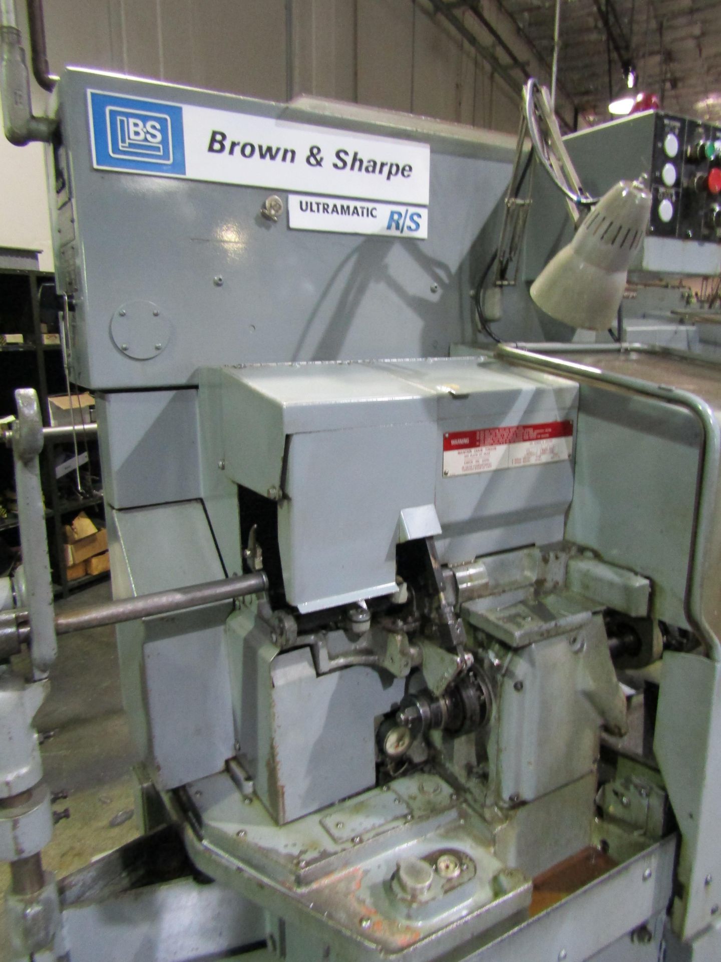 BROWNE & SHARPE AUTOMATIC LATHE SCREW MACHINE, MODEL ULTRAMATIC R/S, SERIAL 542-00-9798. LOT TO - Image 6 of 12