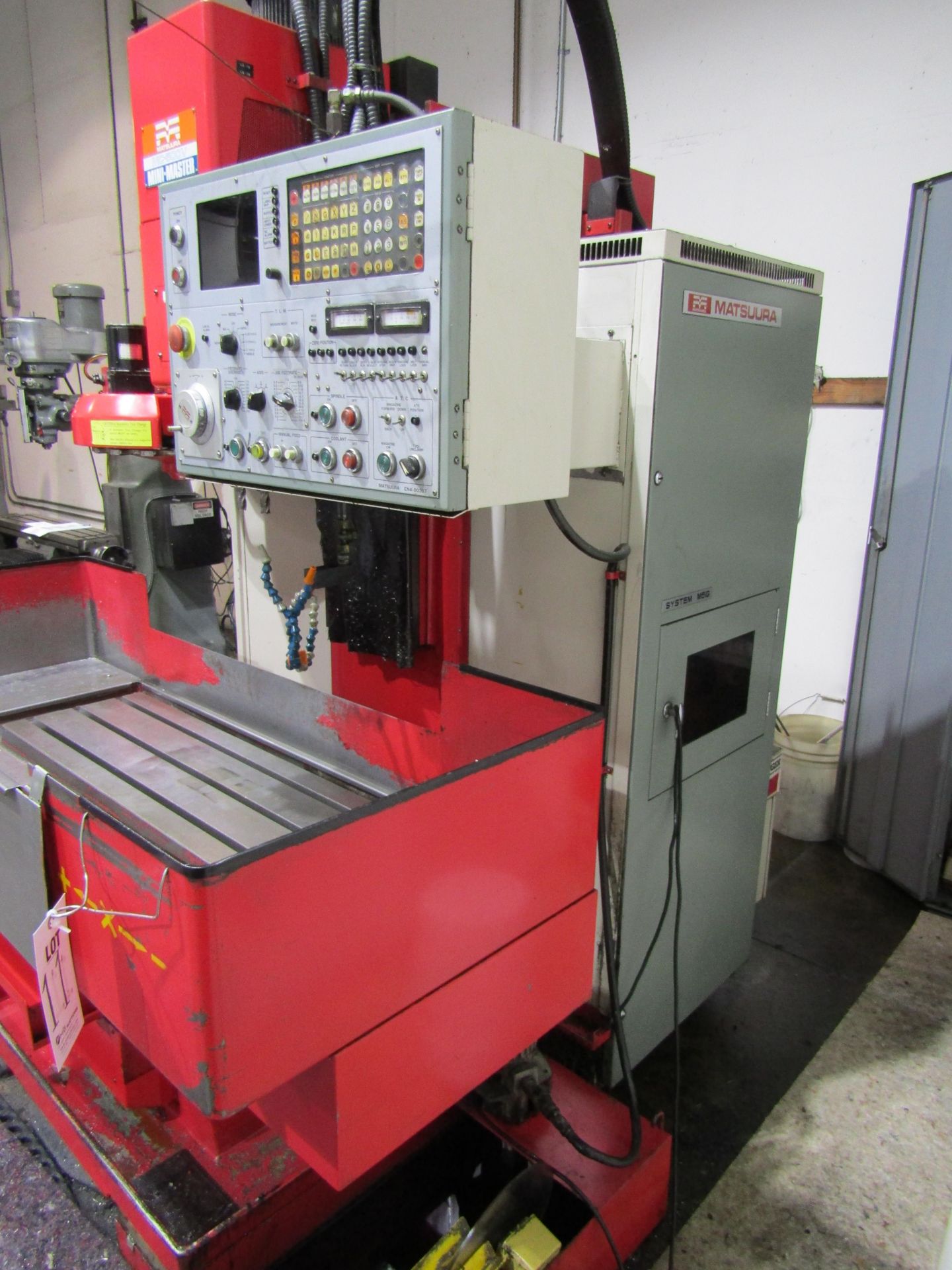 MATSUURA CNC MILL VERTICAL MACHINING CENTER, MODEL MC-500V, SERIAL 81092057, MANUFACTURED 09, - Image 7 of 13