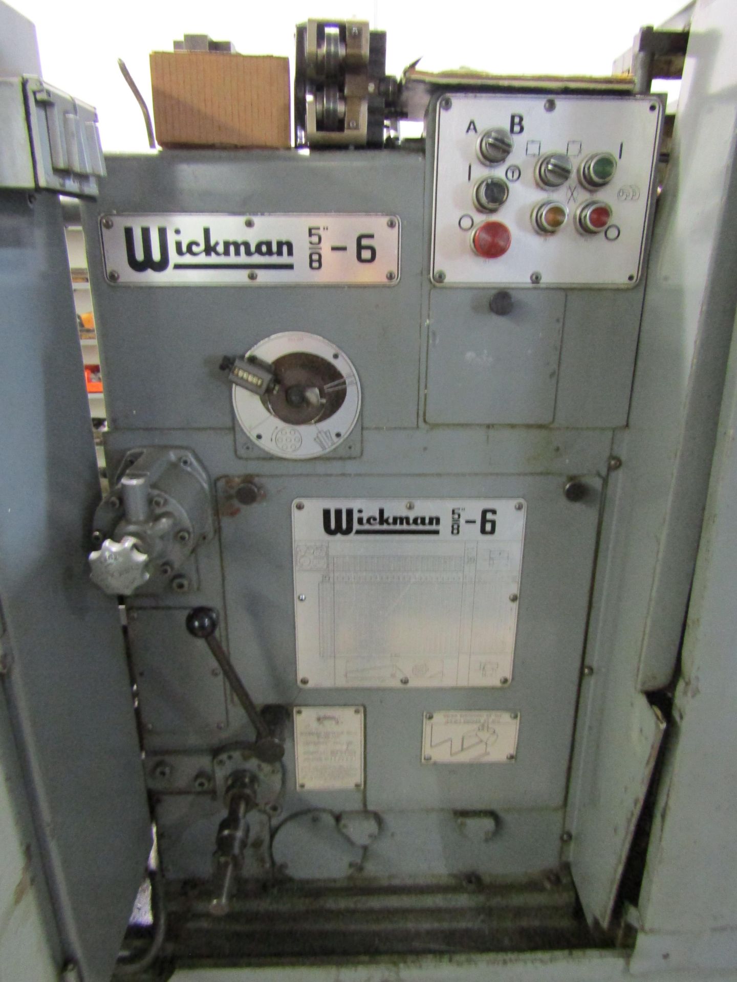 WICKMAN 6 SPINDLE AUTOMATIC SCREW MACHINE, 5/8", SERIAL 670190, INSPECTION 13368. LOT TO INCLUDE: - Image 5 of 10