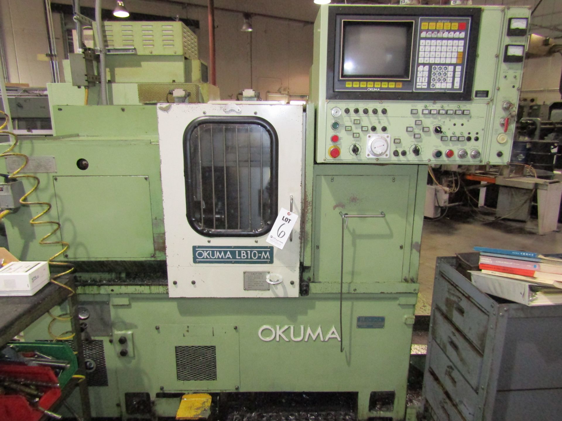 OKUMA TURNING CENTER CNC LATHE, MODEL LB10-M, SERIAL 61071636, OKUMA OSP5000L-G SYSTEM. LOT - Image 5 of 20