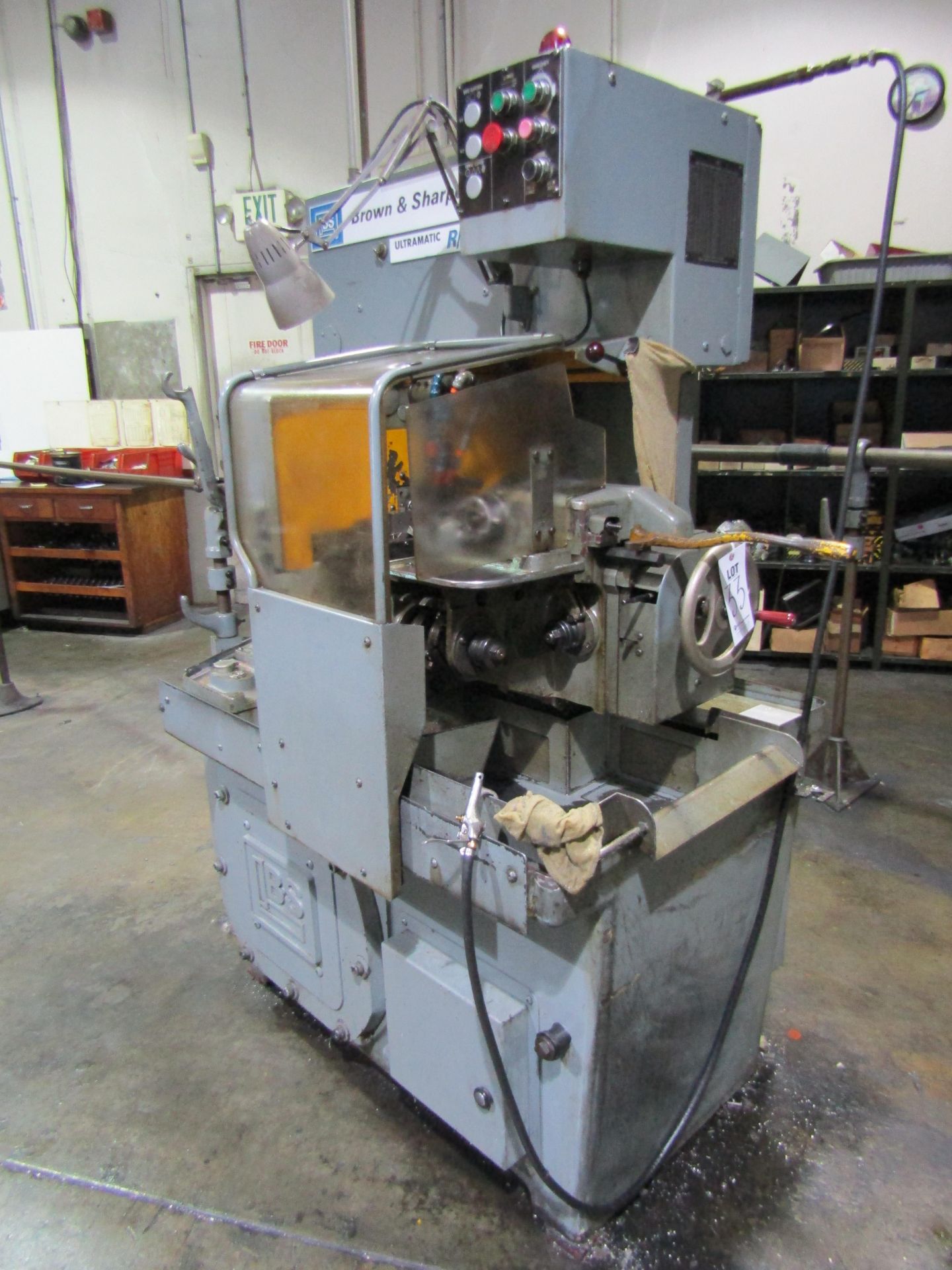 BROWNE & SHARPE AUTOMATIC LATHE SCREW MACHINE, MODEL ULTRAMATIC R/S, SERIAL 542-00-9798. LOT TO - Image 2 of 12