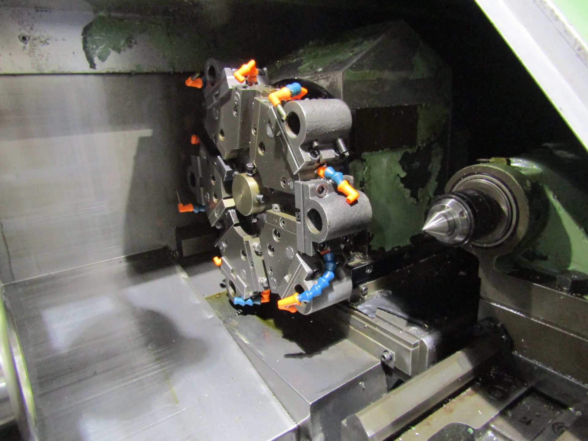 HITACHI SEIKI HI TEC-TURN CNC LATHE, MODEL HT20, SERIAL 21719, FANUC SYSTEM 10TE-F. LOT INCLUDES: - Image 7 of 20