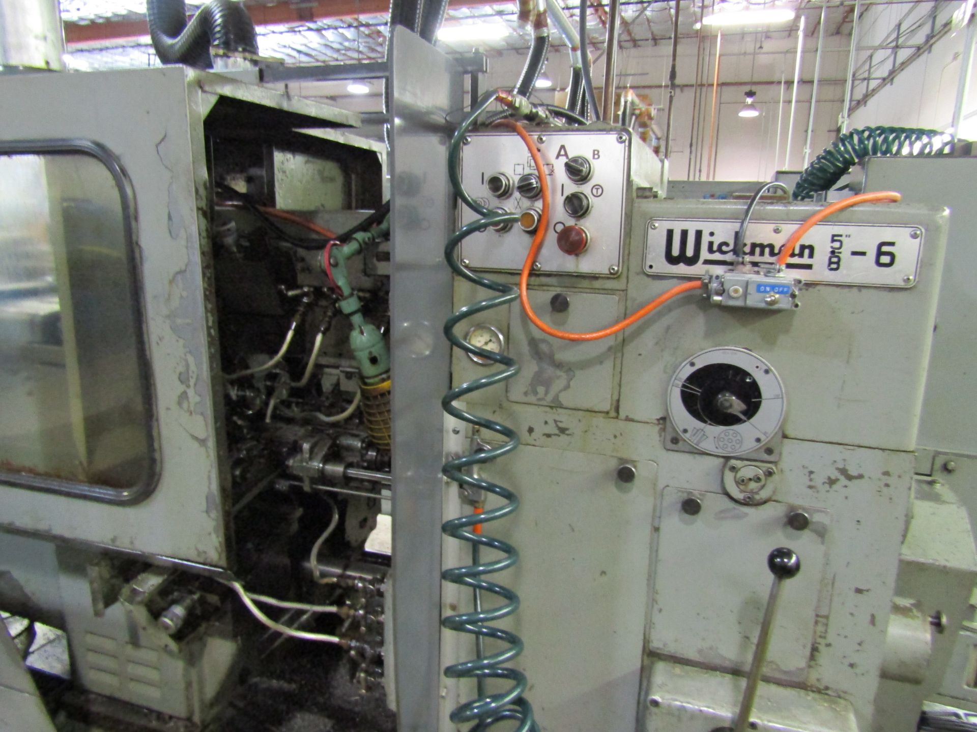 WICKMAN 6 SPINDLE AUTOMATIC SCREW MACHINE, 5/8", INSPECTION 13368. LOT TO INCLUDE: ASSOCIATED - Image 7 of 7