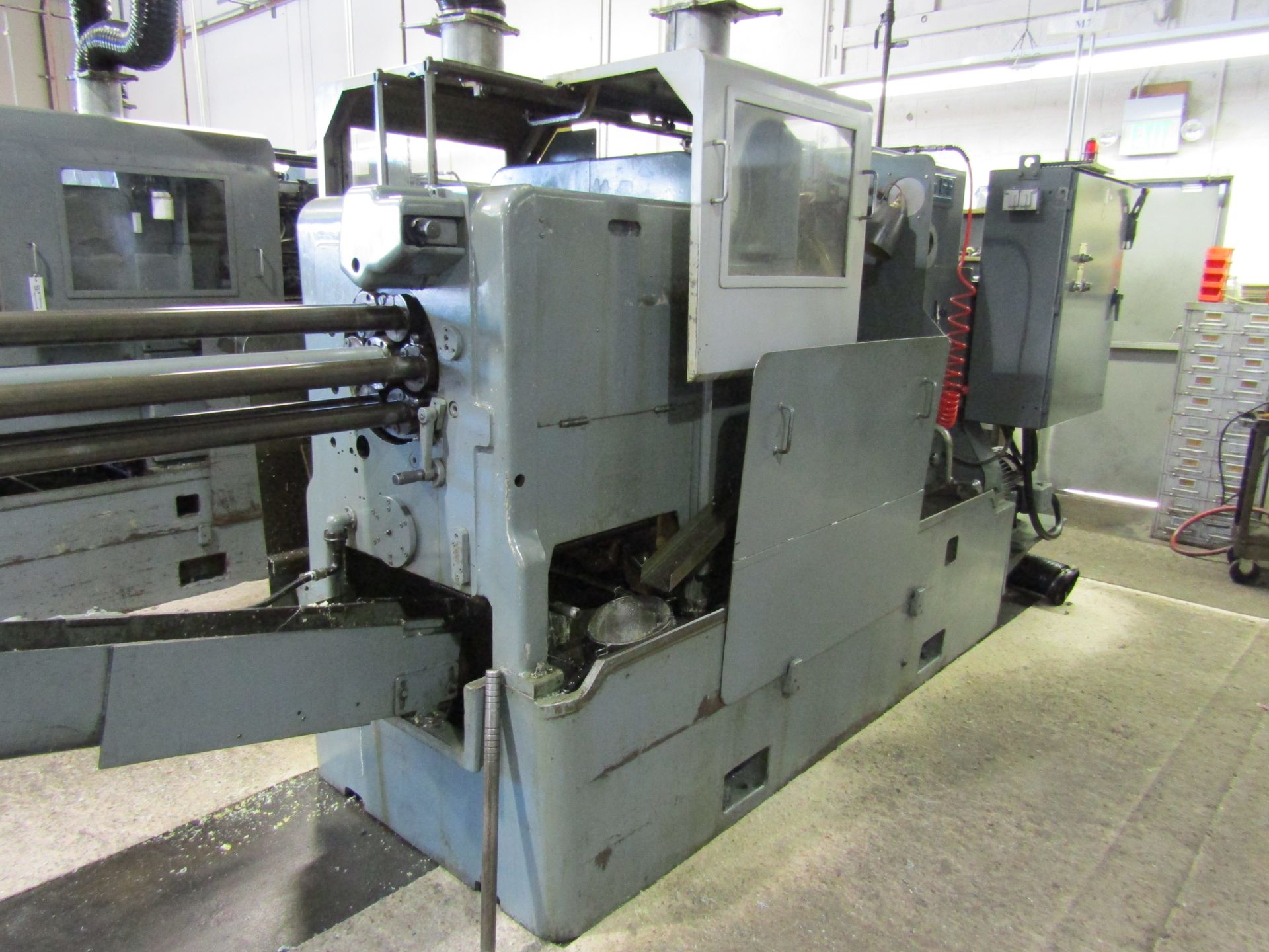 WICKMAN 6 SPINDLE AUTOMATIC SCREW MACHINE, 1", INSPECTION 14916. LOT TO INCLUDE: ASSOCIATED - Image 7 of 9