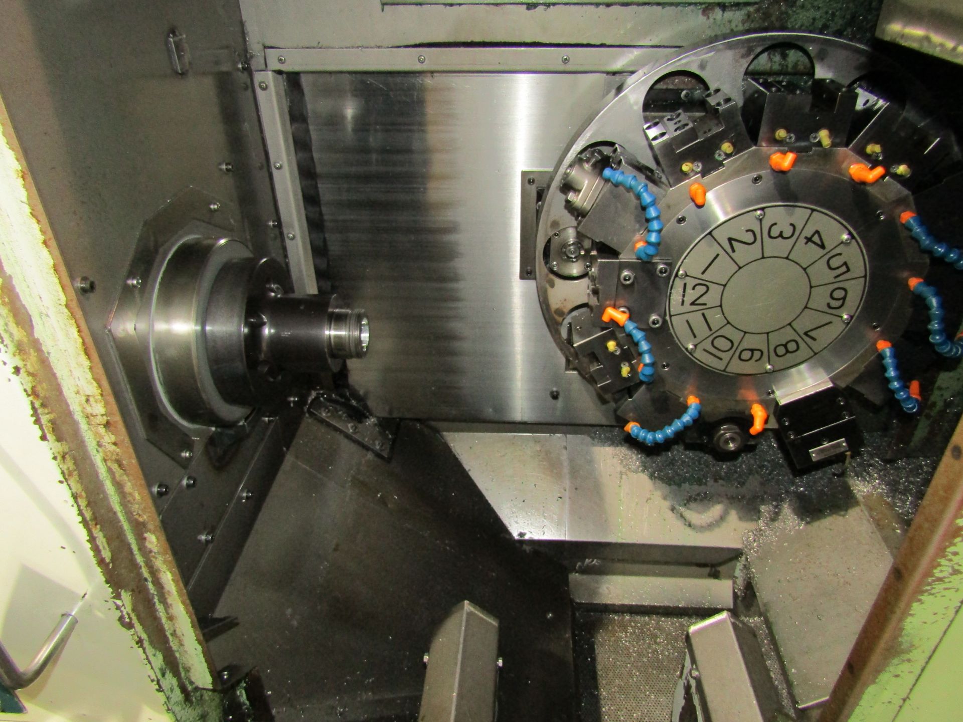 OKUMA TURNING CENTER CNC LATHE, MODEL LB10-M, SERIAL 61071636, OKUMA OSP5000L-G SYSTEM. LOT - Image 6 of 20