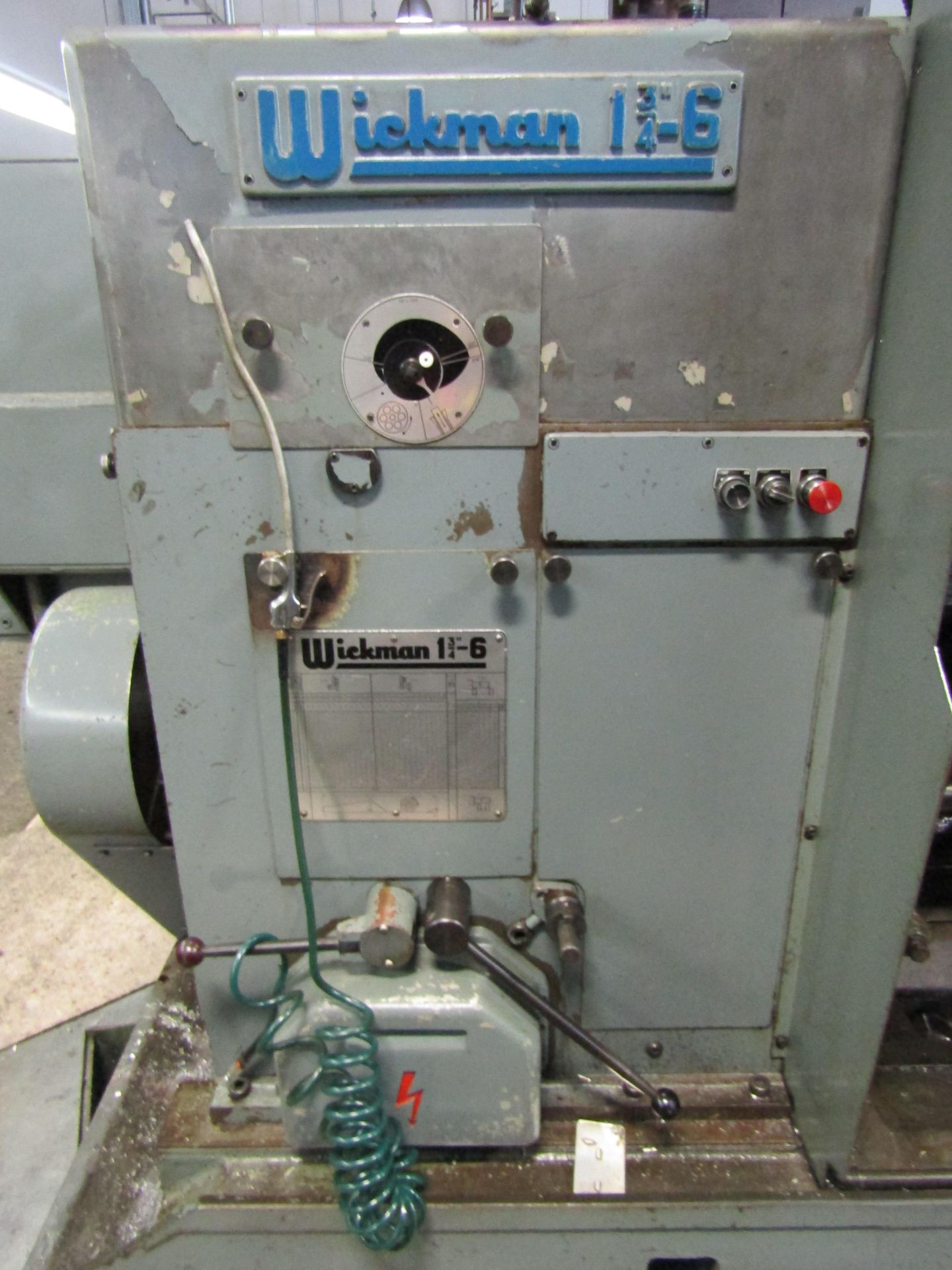 WICKMAN 6 SPINDLE AUTOMATIC SCREW MACHINE, 1 3/4", SERIAL 660192, INSPECTION 13032. LOT TO - Image 8 of 10