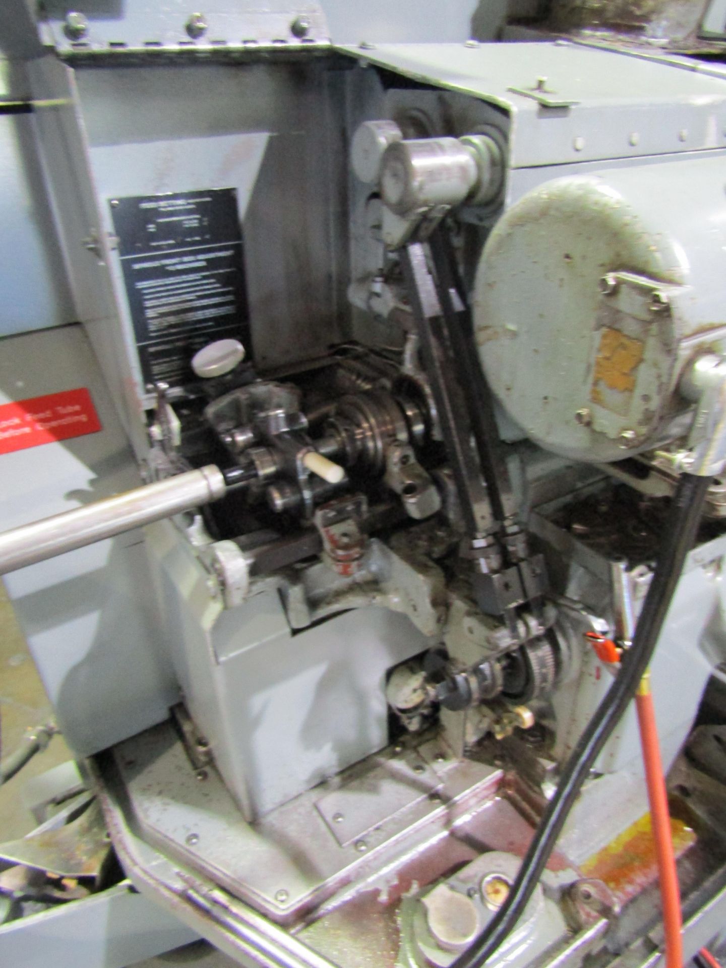 BROWNE & SHARPE AUTOMATIC LATHE SCREW MACHINE, MODEL ULTRAMATIC R/S, SERIAL 542-00-9665-1/2. LOT - Image 4 of 10