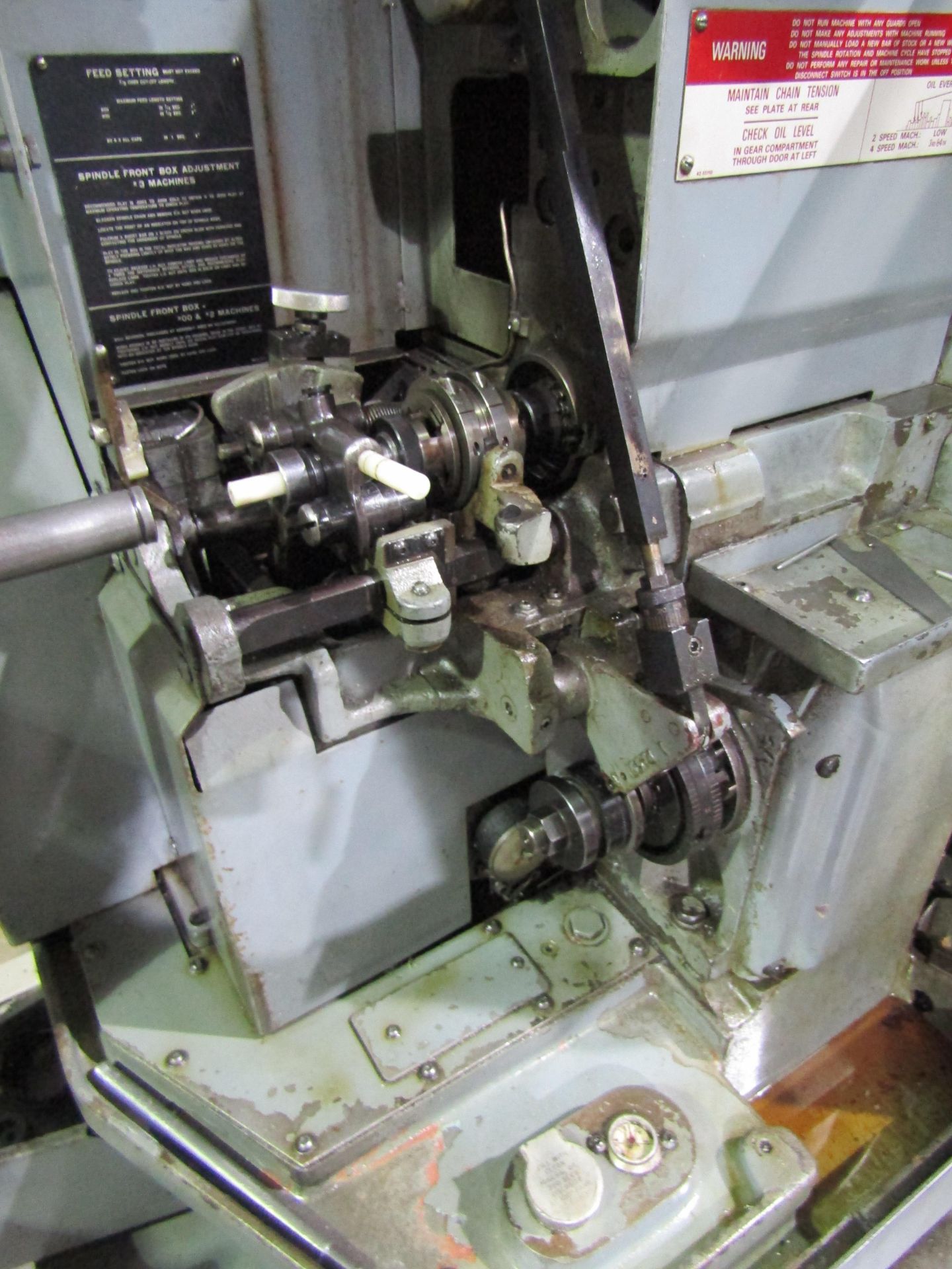 BROWNE & SHARPE AUTOMATIC LATHE SCREW MACHINE, MODEL ULTRAMATIC R/S, SERIAL 542-00-9798. LOT TO - Image 7 of 12