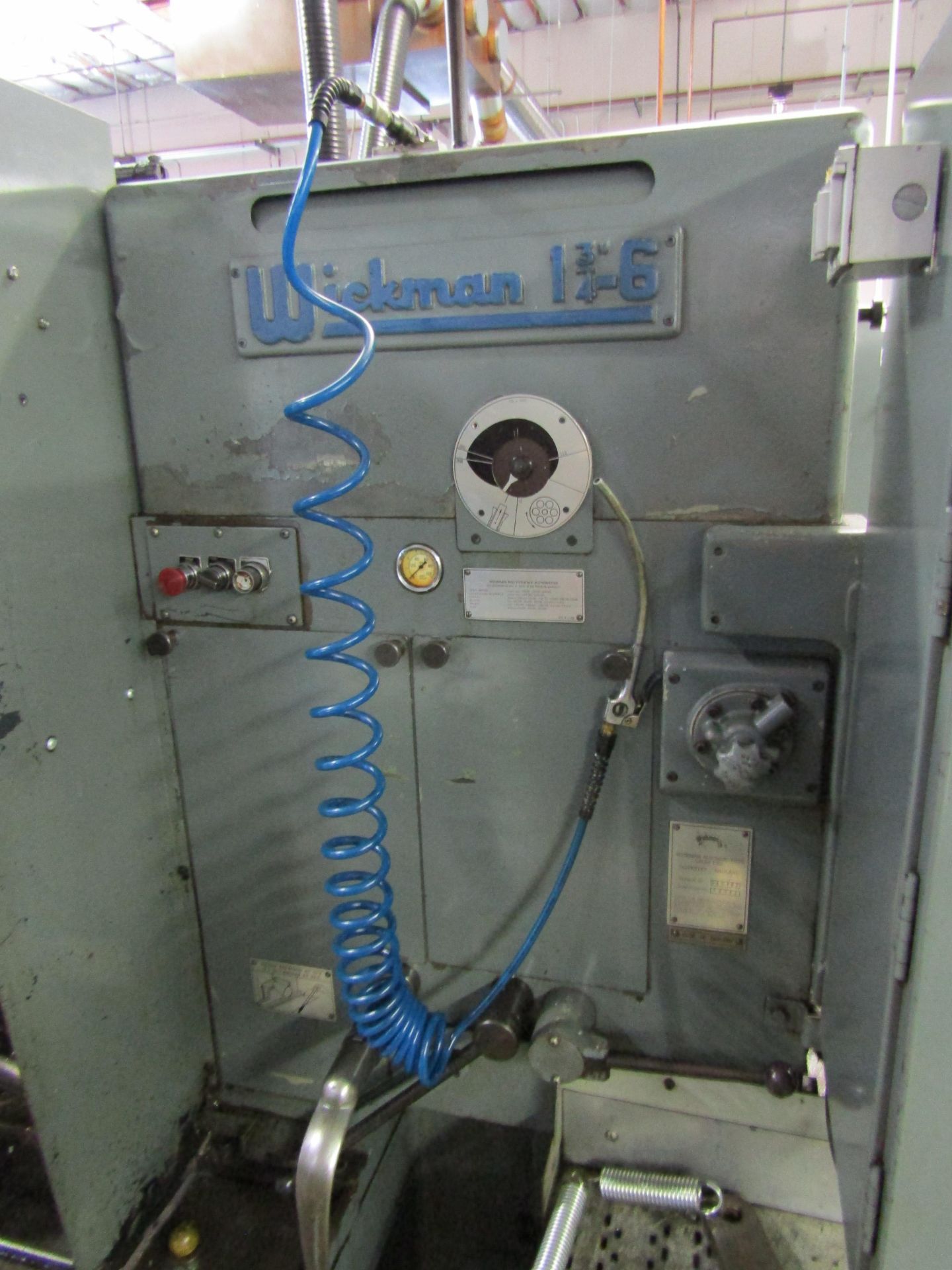 WICKMAN 6 SPINDLE AUTOMATIC SCREW MACHINE, 1 3/4", SERIAL 660192, INSPECTION 13032. LOT TO - Image 9 of 10